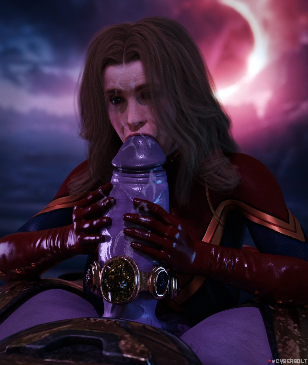 Meanwhile on Vormir Marvel Captainmarvel Thanos Rule34 Nsfw Blender3d