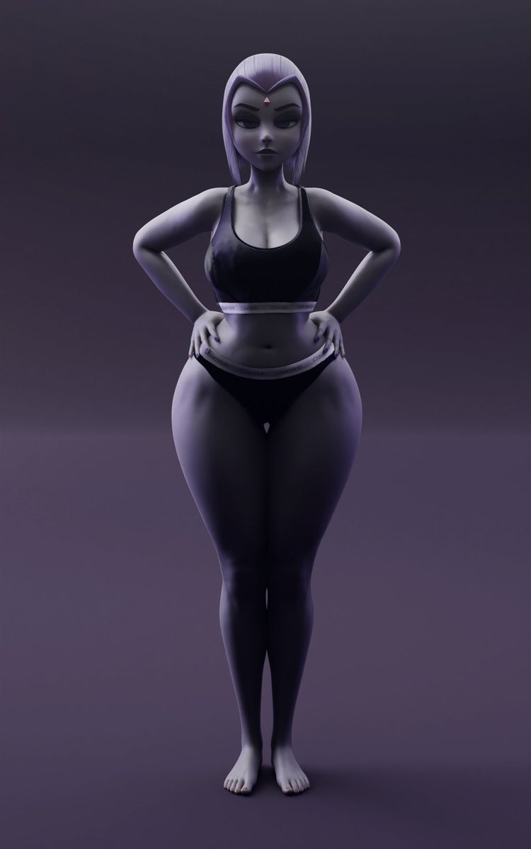 Raven Model by Smittt34  Character Model Art