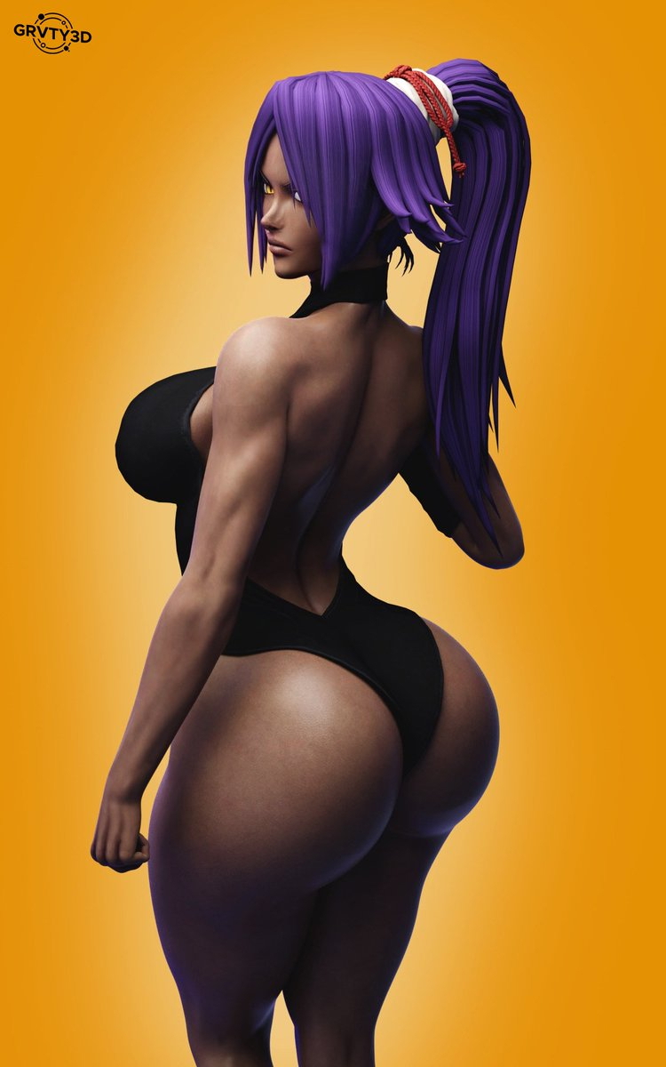 Yoruichi caught you staring 🧡  Model Caught