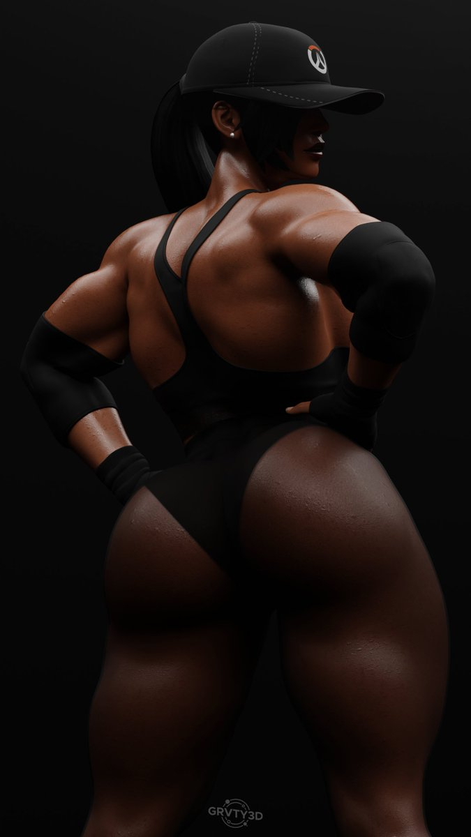 Muscle Mommy Pharah comeback Part 2 Pharah Model 2