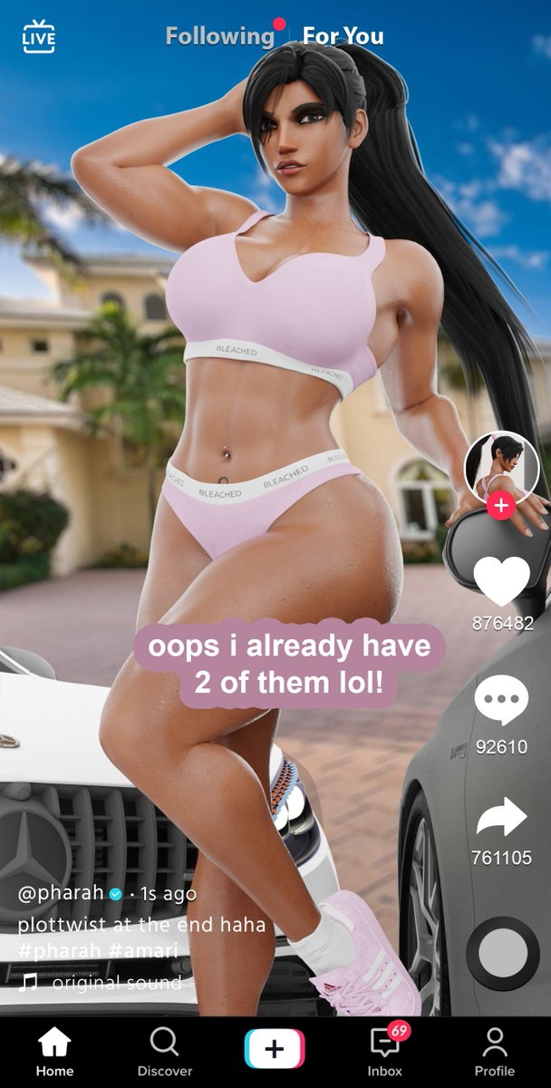 Pharah TikTok Thirsttrap Model Template Pharah Tiktok Model 3