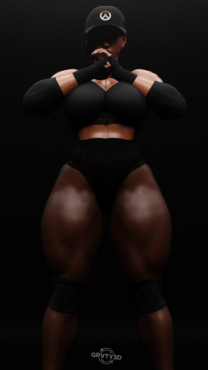 Pharah Mommy Amari Pharah Game Character Model