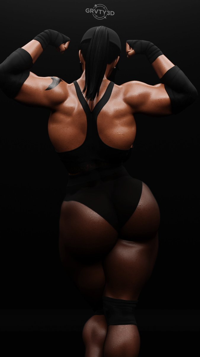 Pharah Mommy Amari Pharah Game Character Model 2