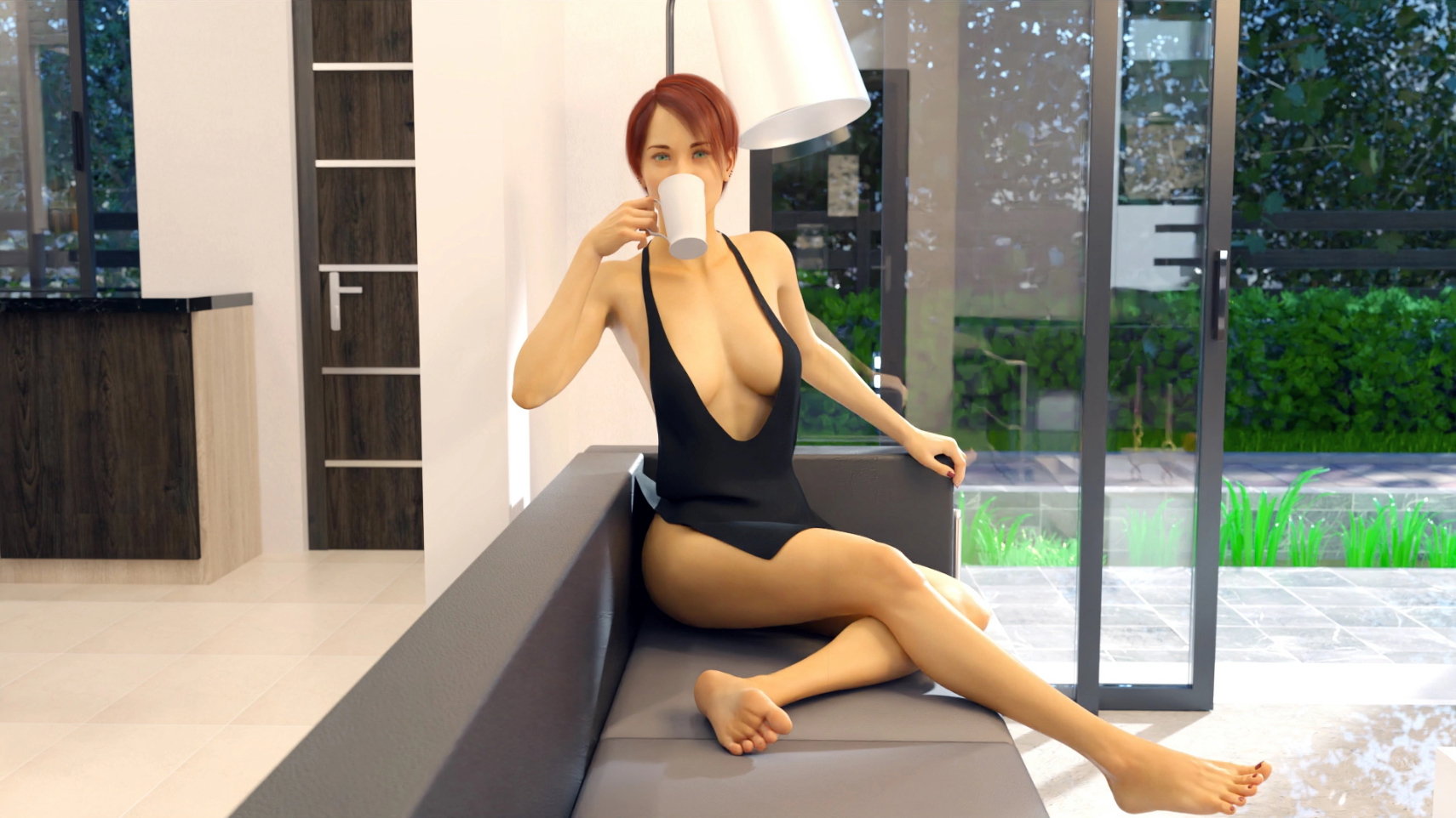 Uni of Problems - Couch Play  Big Tits Big Ass Big boobs Horny Face 3d Porn Teen 2