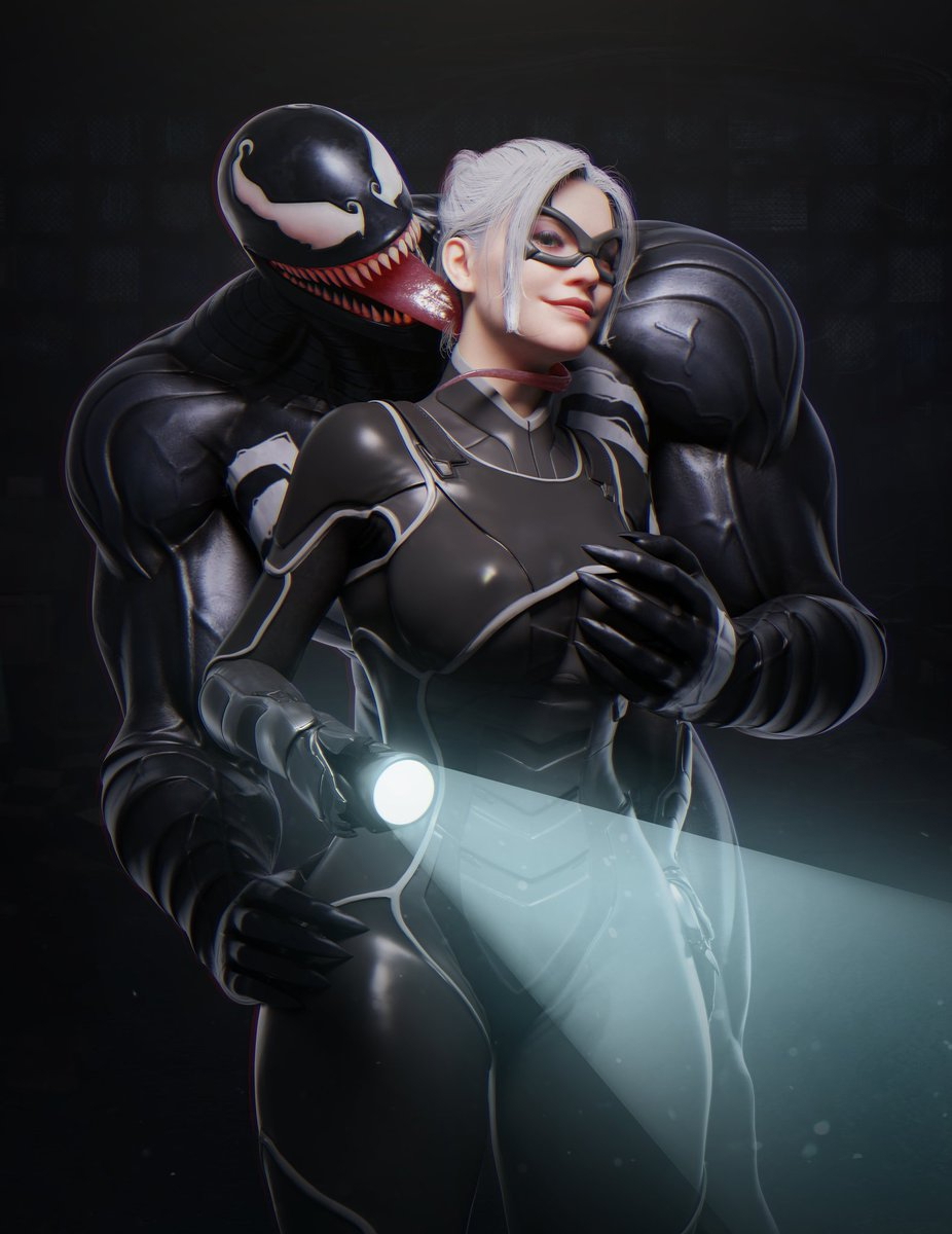  Let Me Taste You Kitty  - Black Cat Venom collab - NSFW rule34 Venom Blackcat Kitty Nsfw Rule34