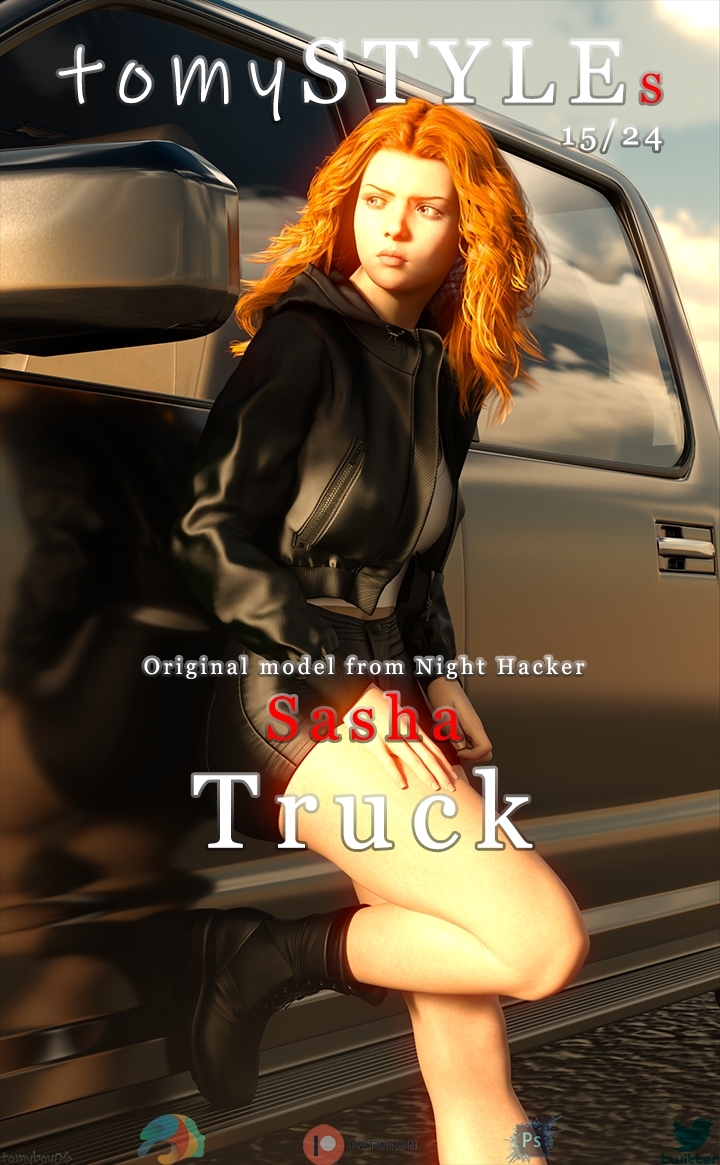 tomySTYLEs Sasha - Truck  Sexy Fit Pinup