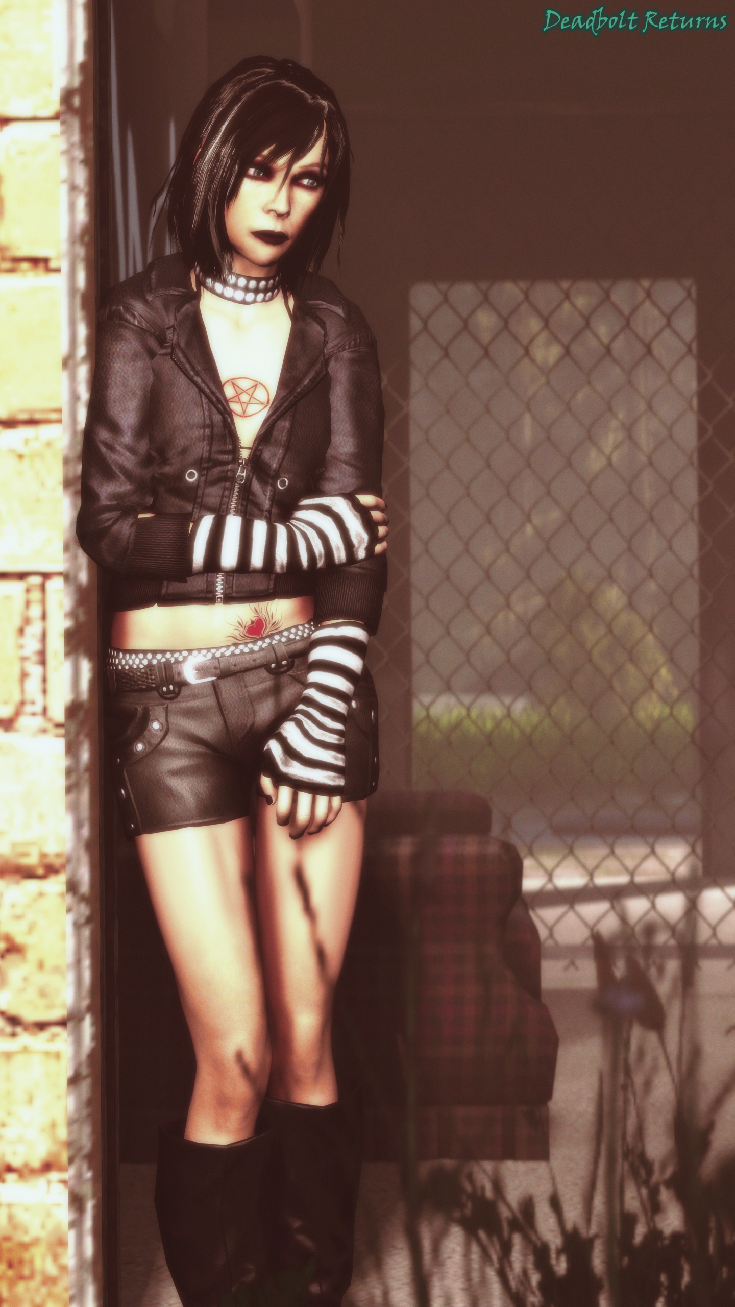 Annie Grene Abandoned Strip Mall Set Annie Grene Sextape In Hell Original Character Original Series 3dnsfw Nsfw Goth Girl Sfm Source Filmmaker
