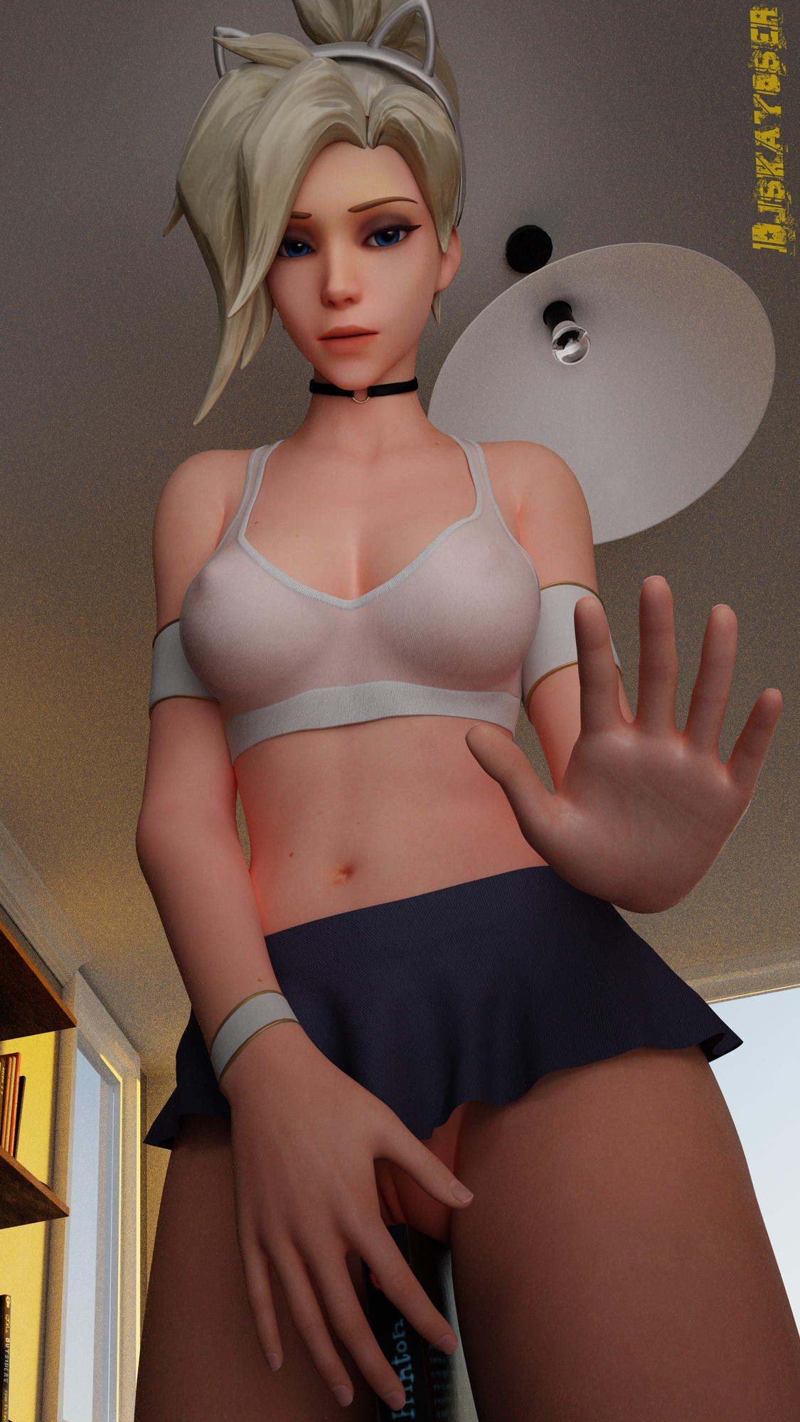 Hey what are you doing here I'm not expected to see you here Mercy Mercyoverwatch Overwatch Nsfw R34 Rule34 Rule 34 Blendernsfw Blender3d 3dnsfw Artshare