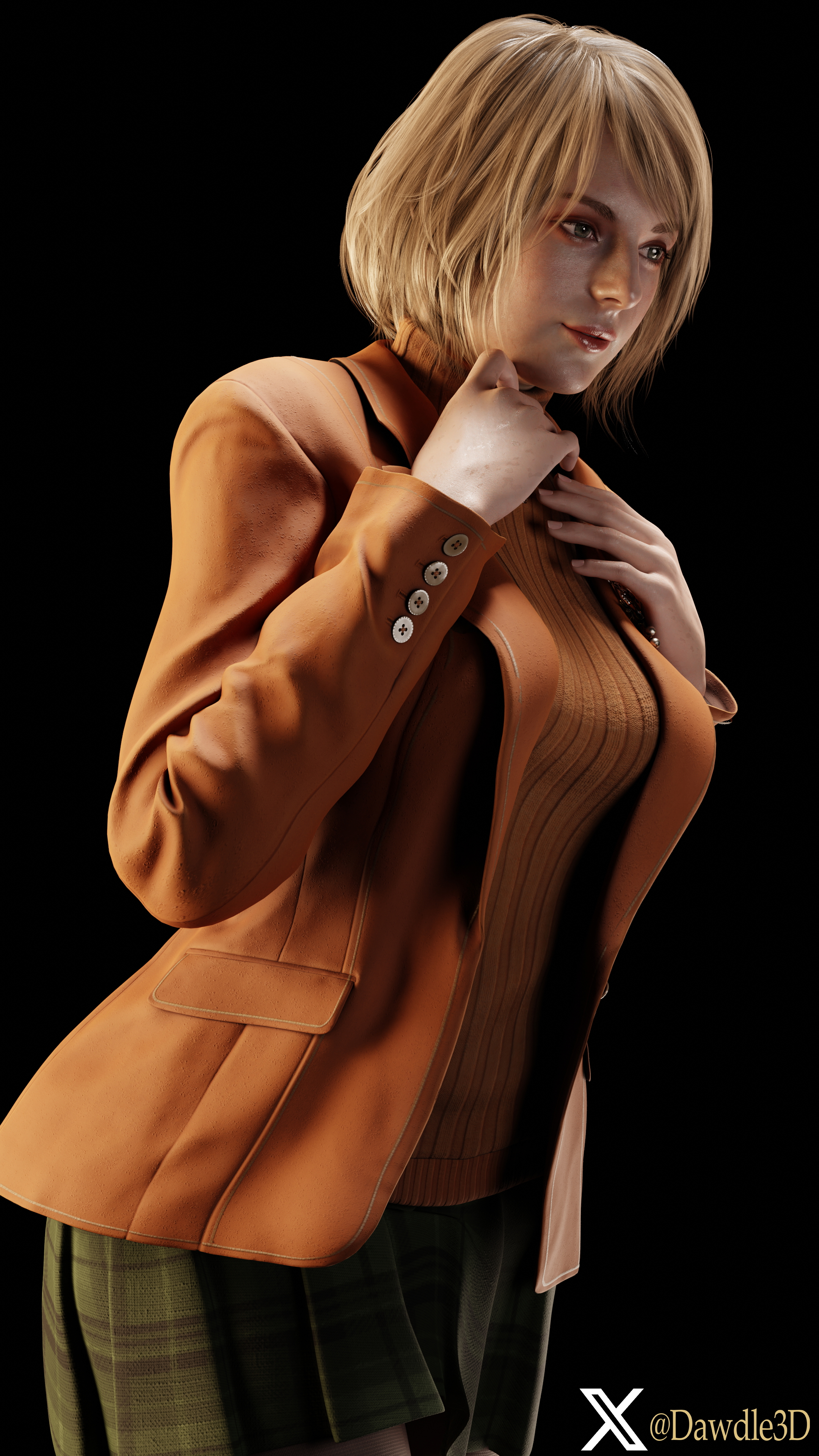My Ashley Graham Practice Resident Evil Resident Evil 4 Remake Ashley Graham 3d Porn Nude Nipple Piercing Piercing Belly Button Piercing 6