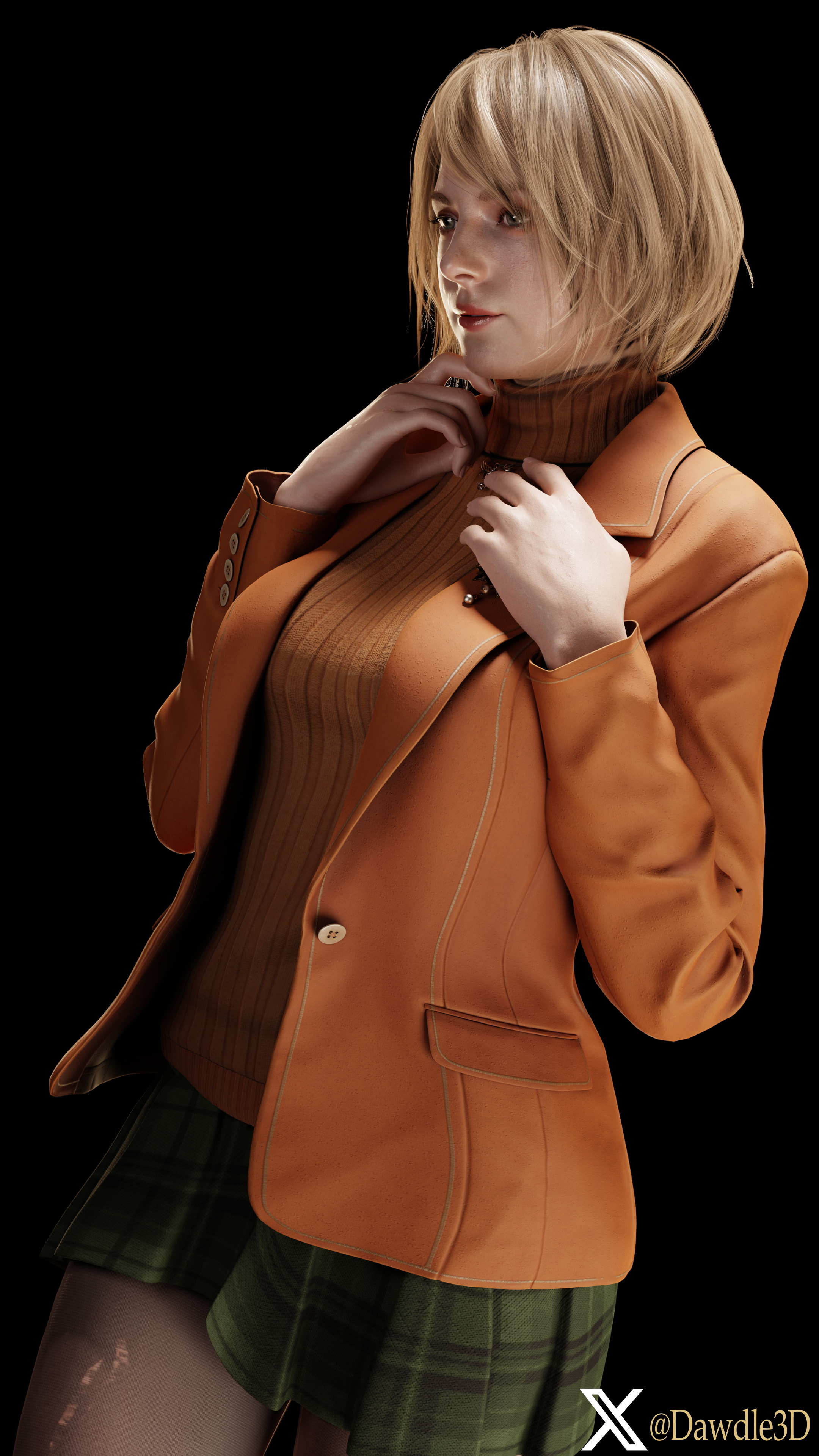 My Ashley Graham Practice Resident Evil Resident Evil 4 Remake Ashley Graham 3d Porn Nude Nipple Piercing Piercing Belly Button Piercing 11