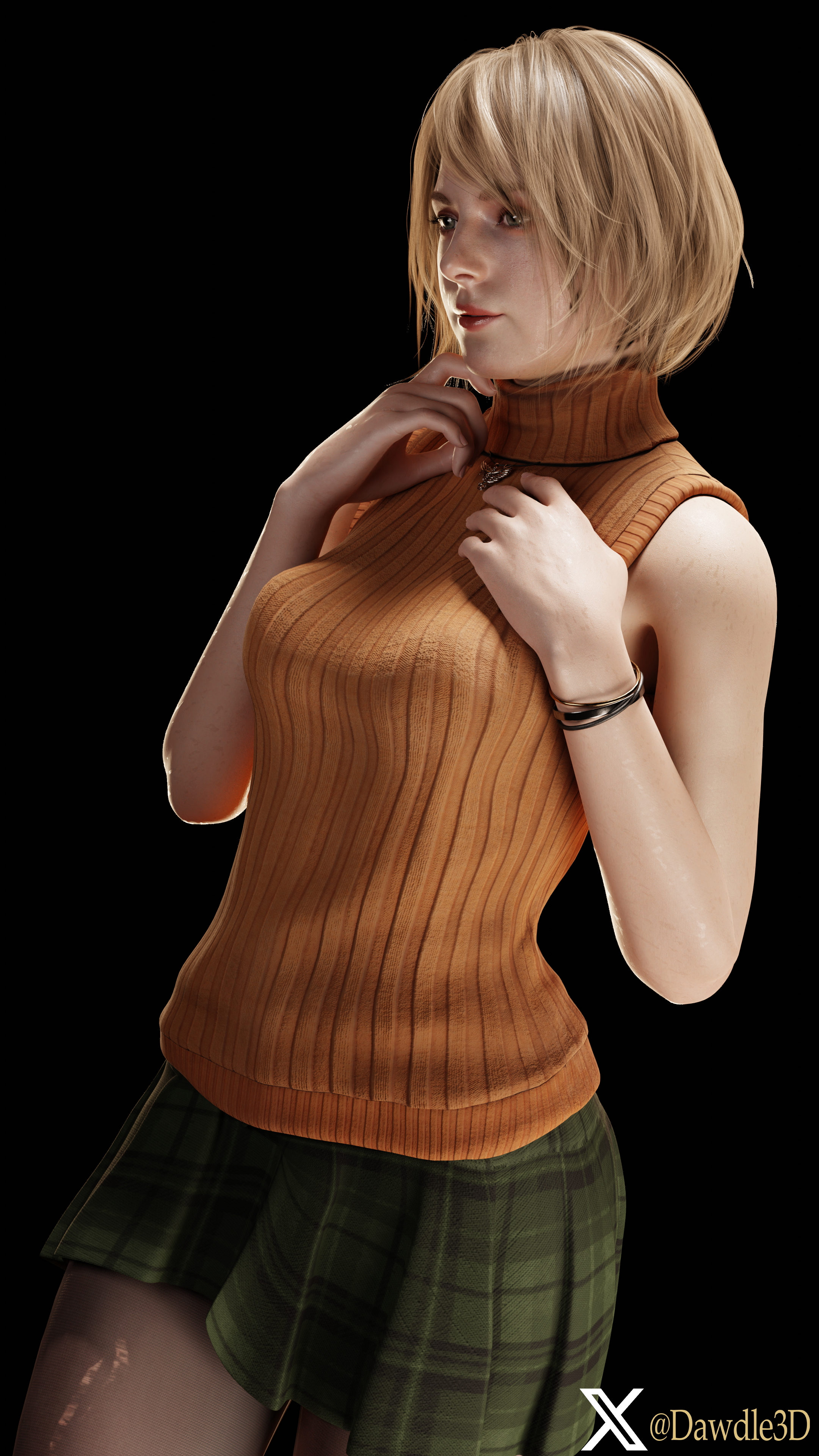 My Ashley Graham Practice Resident Evil Resident Evil 4 Remake Ashley Graham 3d Porn Nude Nipple Piercing Piercing Belly Button Piercing 12