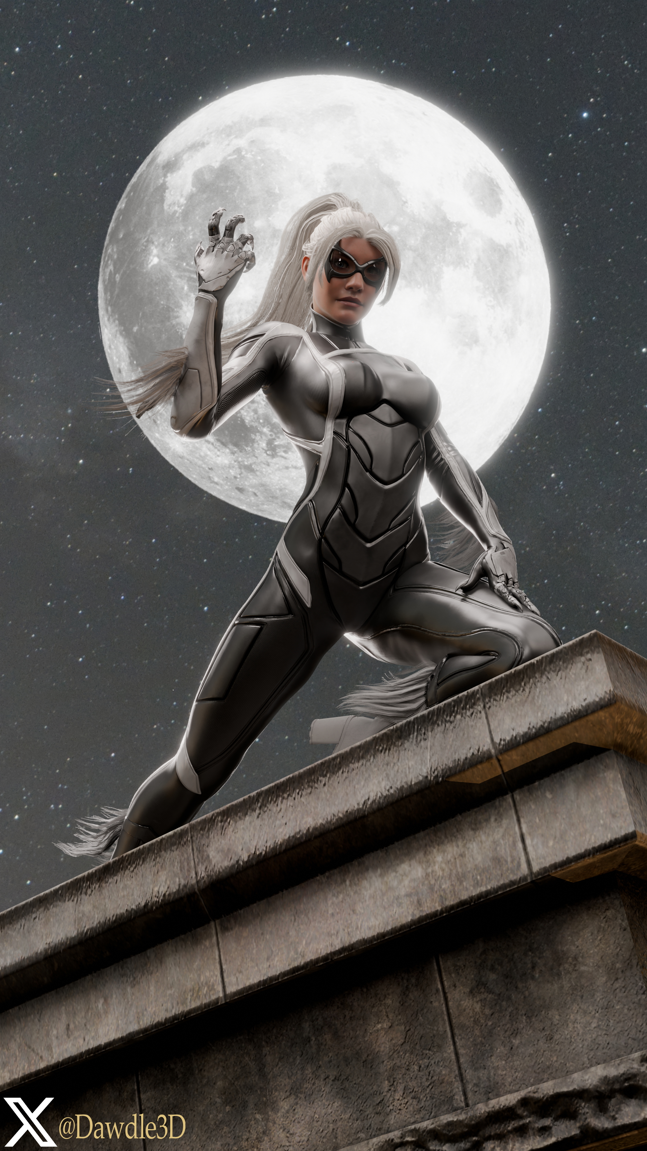 Recreating Ultimate Spider-Man #152 in Blender 3D Marvel Spider-man Felicia Hardy Black Cat 3d Porn Nude 7