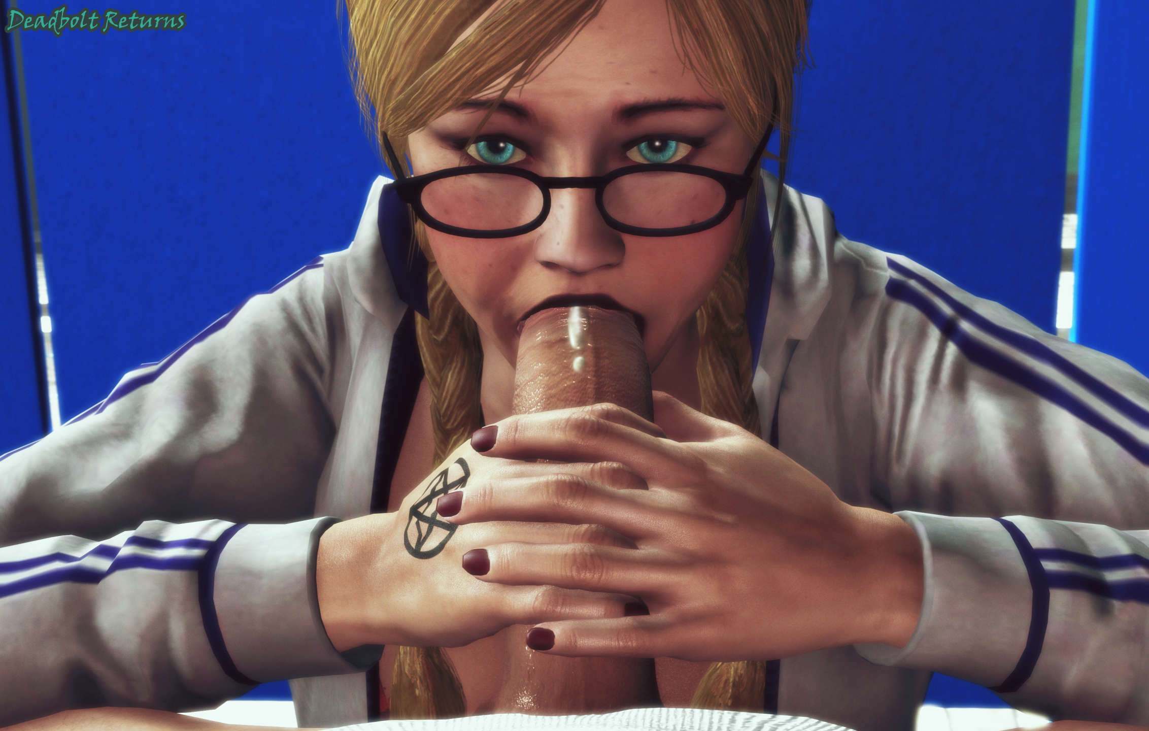 Blowjob POV  Astrid Sage  Original Character Original Series Blowjob Sfm Source Filmmaker 3d Porn 3dnsfw Pov Male Pov Blonde Sexy Woman Sexy Blonde Teen 5