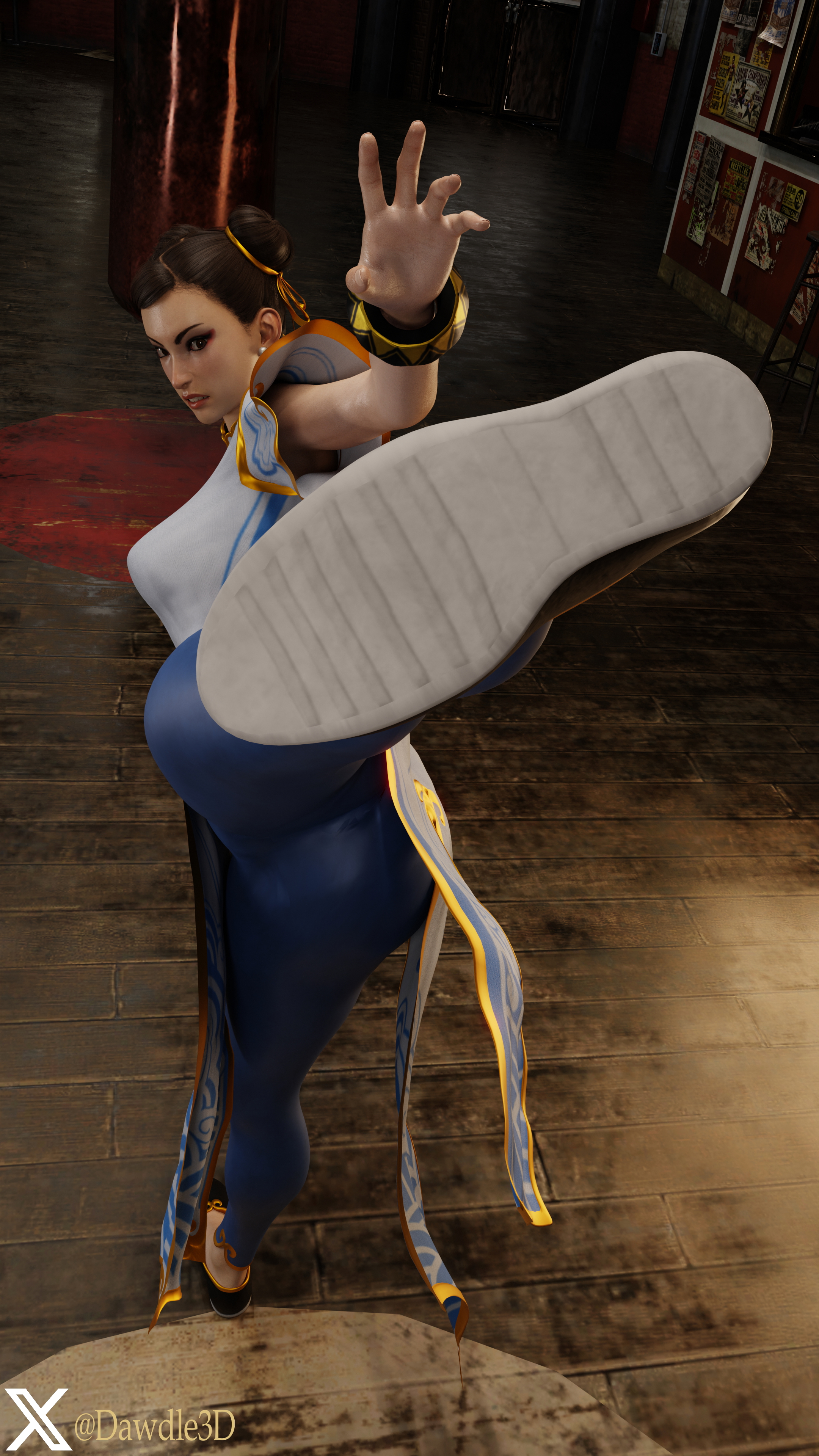 Chun Li Training (2 Outfits) Street Fighter Chun Li 3d Porn Street Fighter 6 Nude Feet 17