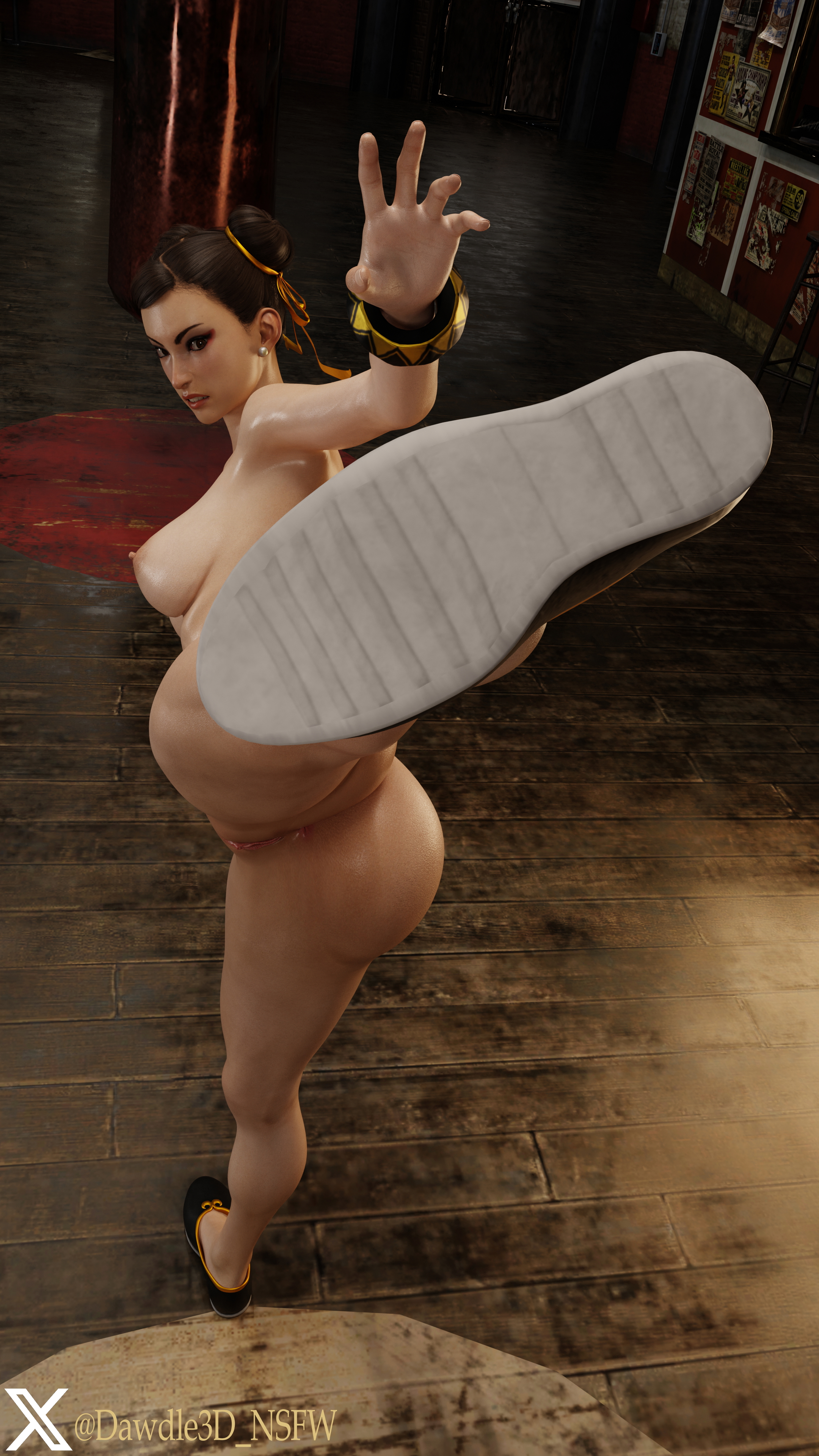 Chun Li Training (2 Outfits) Street Fighter Chun Li 3d Porn Street Fighter 6 Nude Feet 18