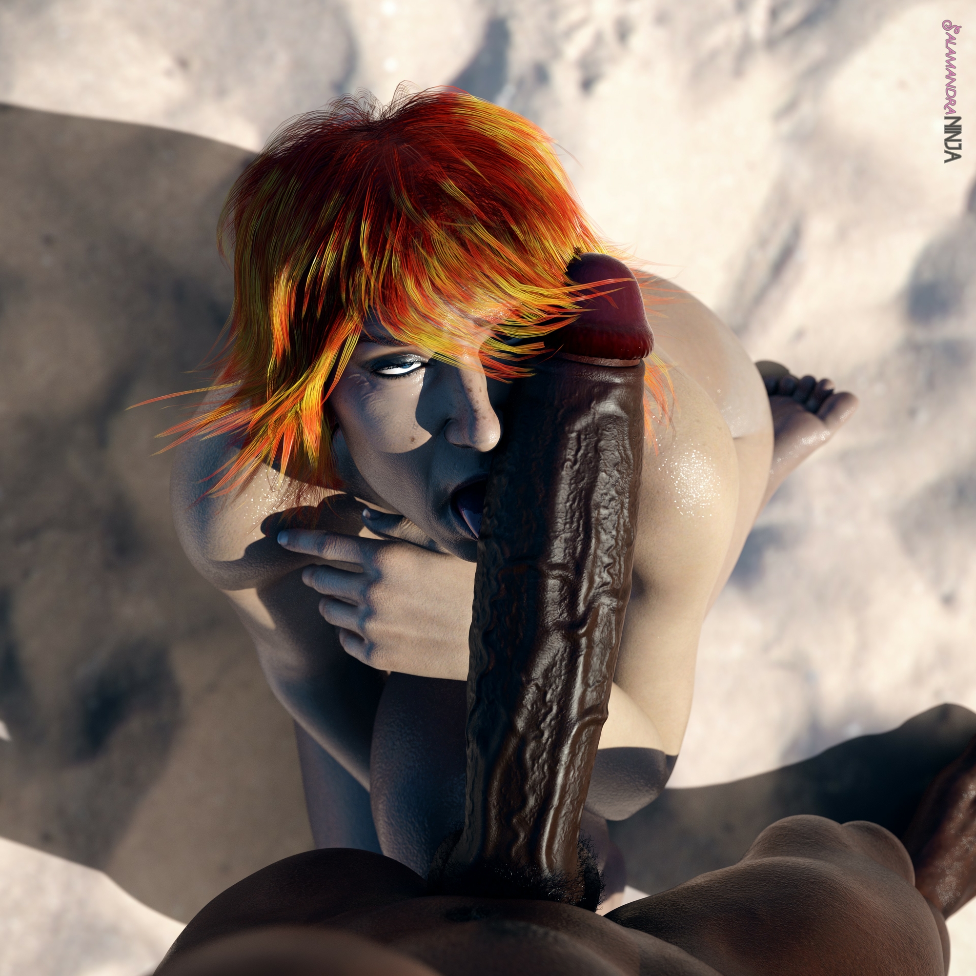 Horizon's Beach Stranger Horizon (apex Legends) Bbc Big Cock Big Dick Interracial 4