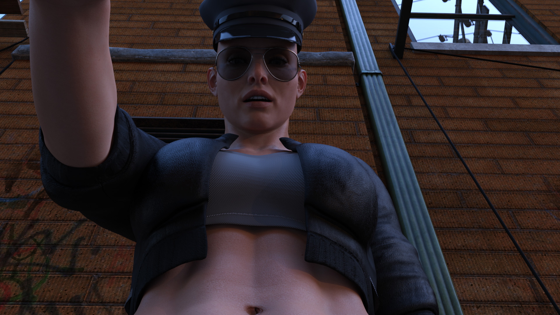 Police Futa taker pov  3d Porn Taker Pov Futanari Police 3