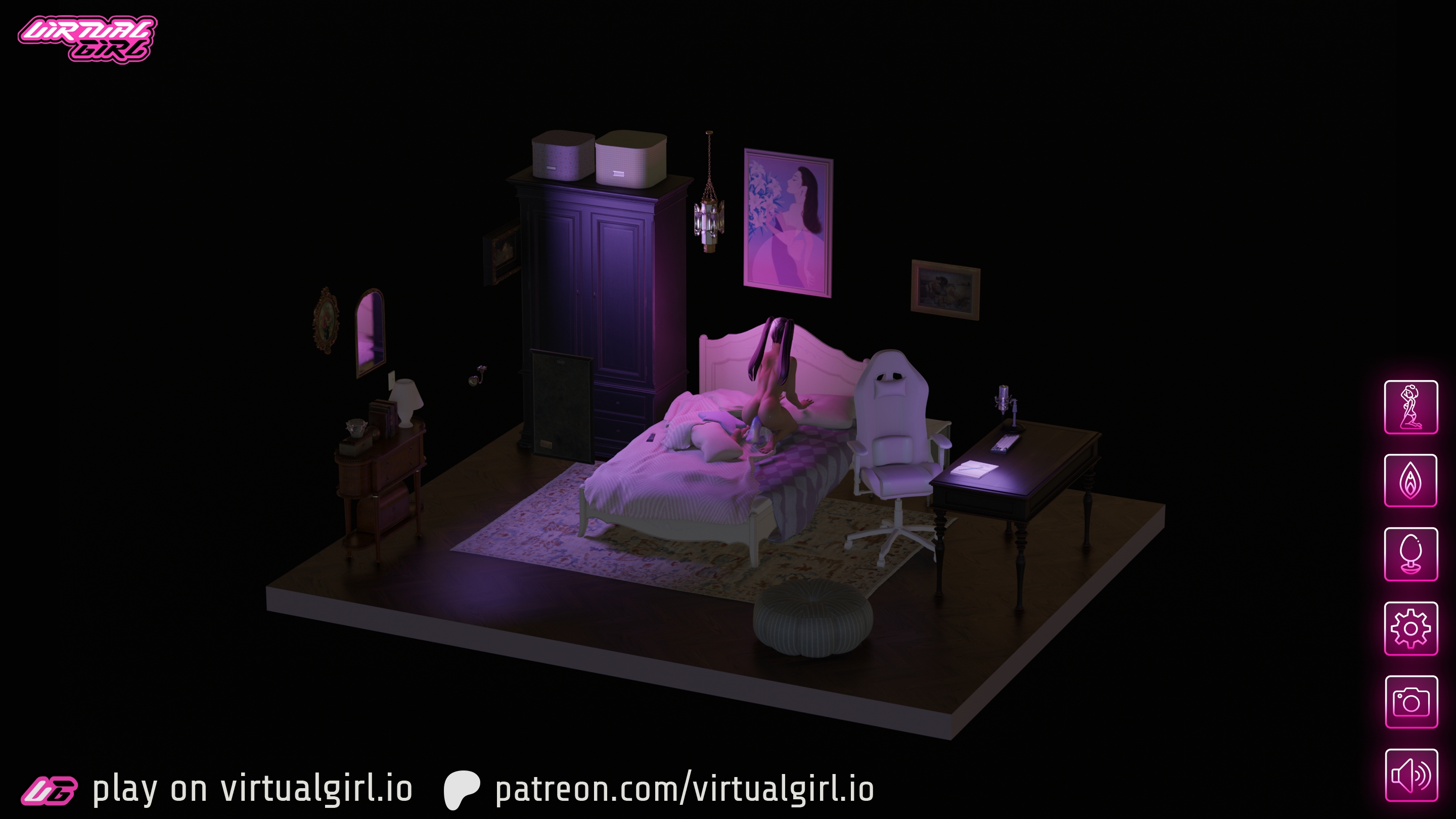🎮 http://virtualgirl.io/game 🔞 NSFW / creating an 18+ adult browser game 💌 https://patreon.com/virtualgirlio 3D Girl Hentai Browser Game Gameplay