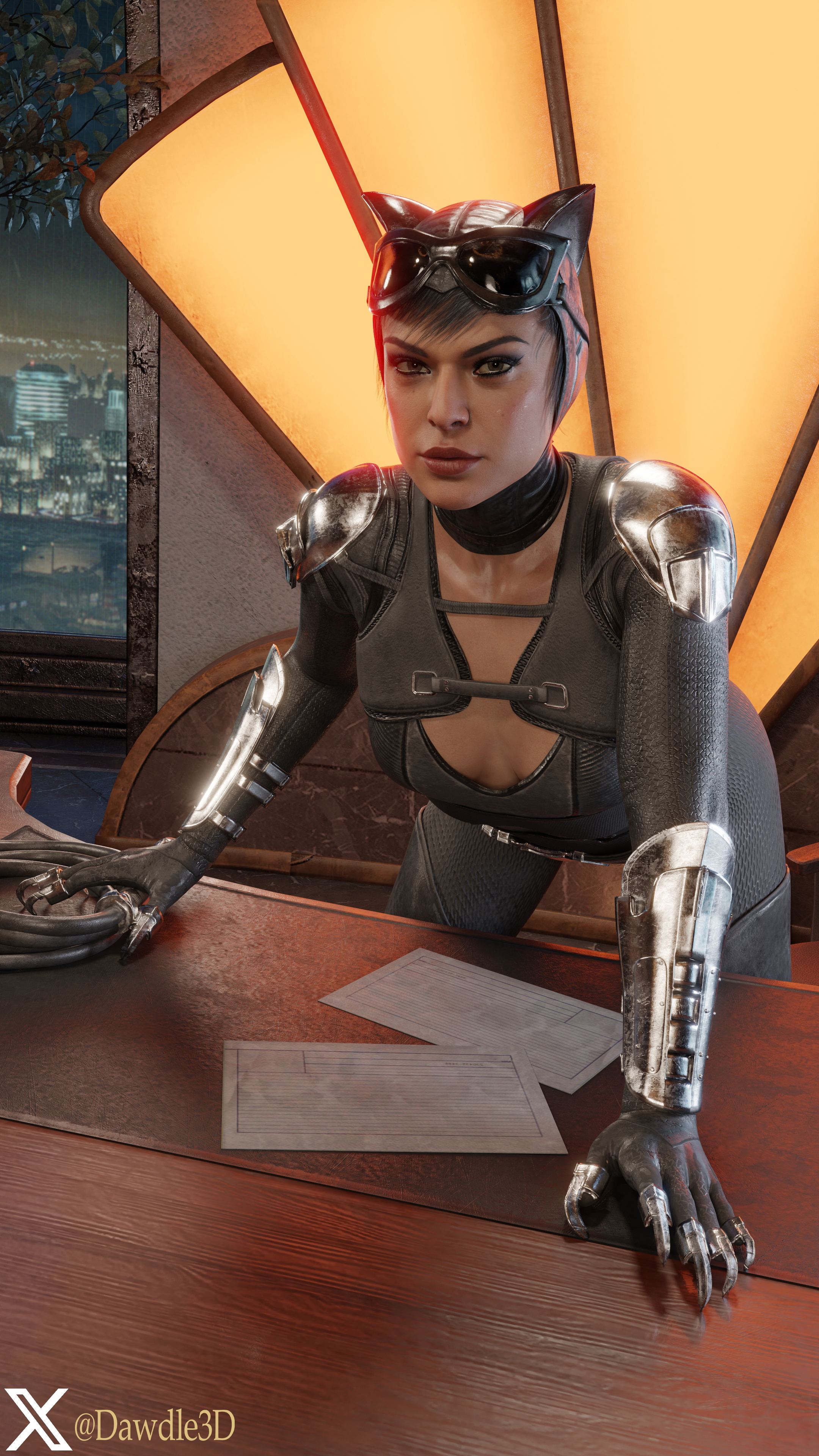 Catwoman s Surprise Visit 02 Dc Comics Injustice Catwoman Dc 3d Porn Injustice 2 Catwoman Bodysuit Nude 2