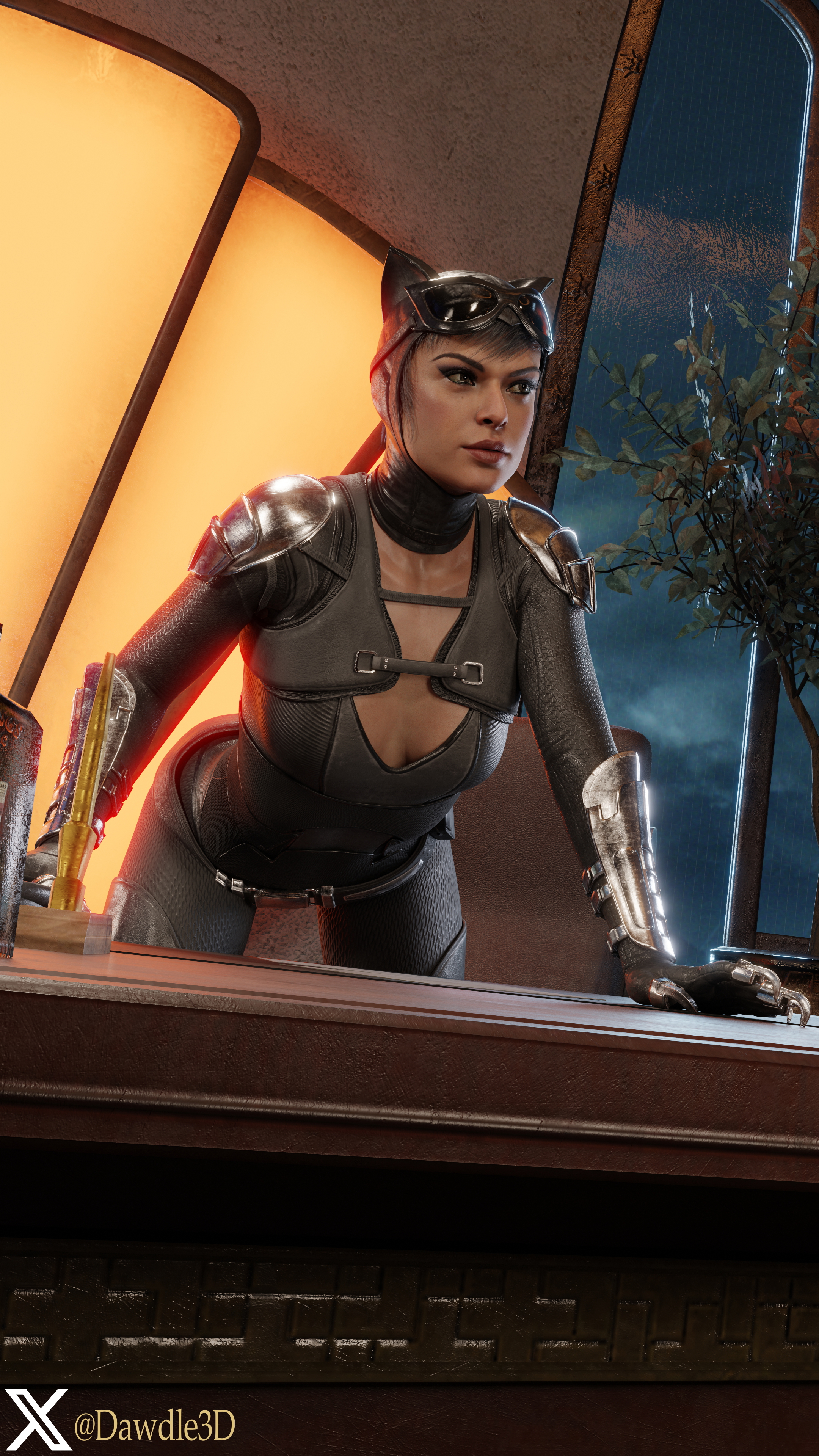 Catwoman s Surprise Visit 02 Dc Comics Injustice Catwoman Dc 3d Porn Injustice 2 Catwoman Bodysuit Nude 3