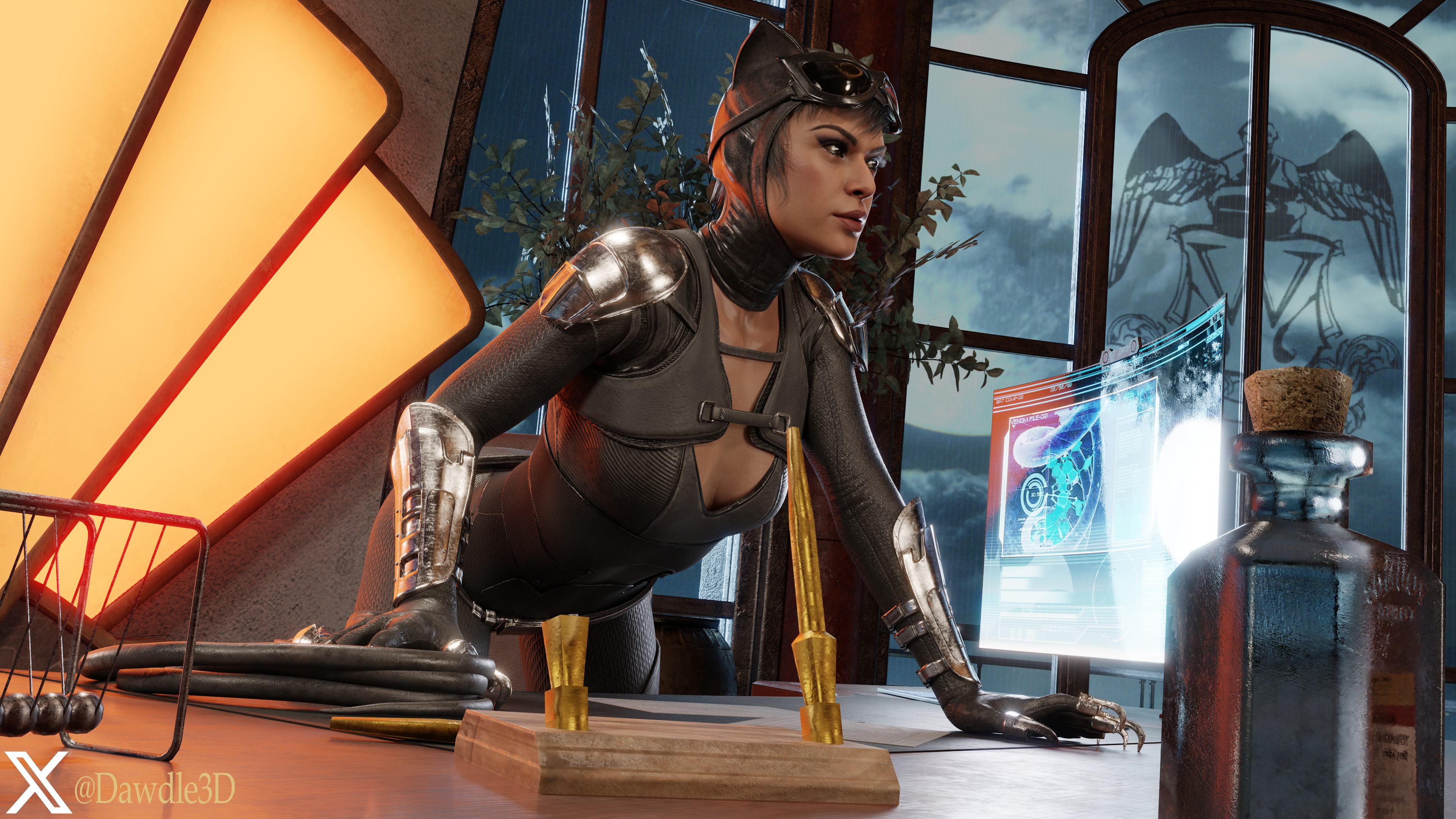 Catwoman s Surprise Visit 02 Dc Comics Injustice Catwoman Dc 3d Porn Injustice 2 Catwoman Bodysuit Nude 7