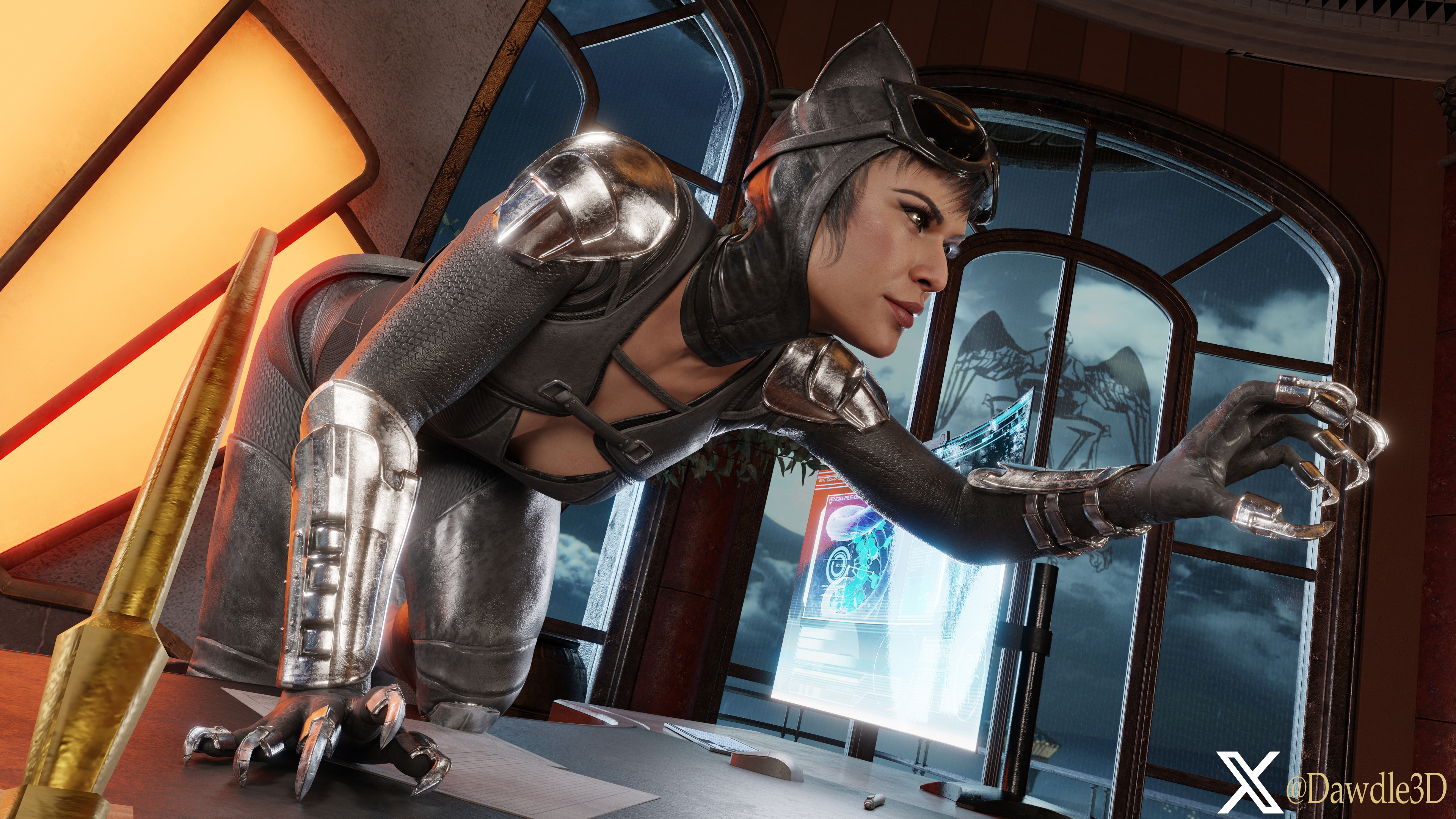 Catwoman s Surprise Visit 03 Dc Comics Injustice Catwoman Dc 3d Porn Injustice 2 Catwoman Bodysuit Nude 5