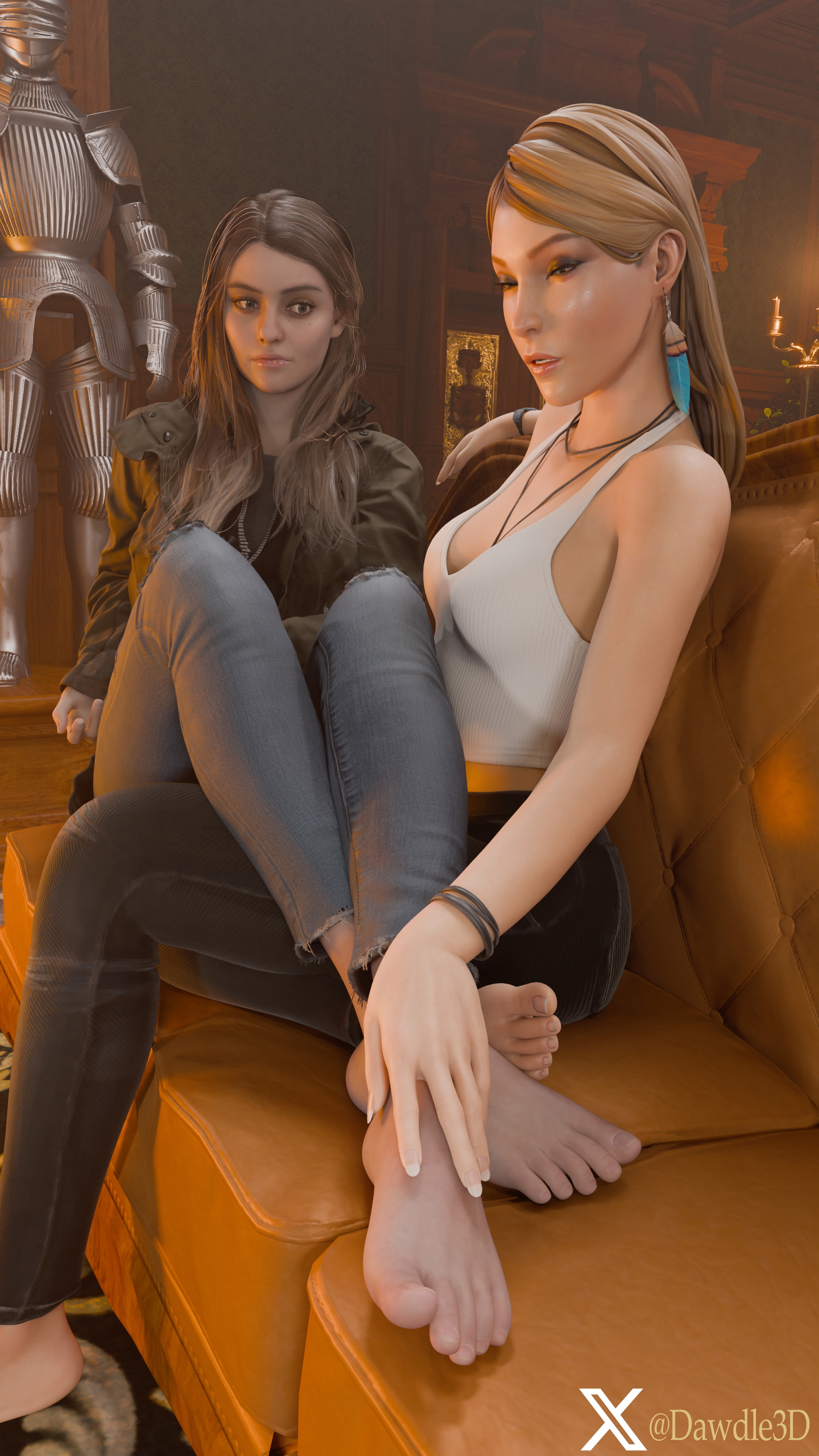 Rose and Rachel Hanging Out Resident Evil Resident Evil 8: Village Life Is Strange Rosemary Winters Rachel Amber 3d Porn Feet Nude 3
