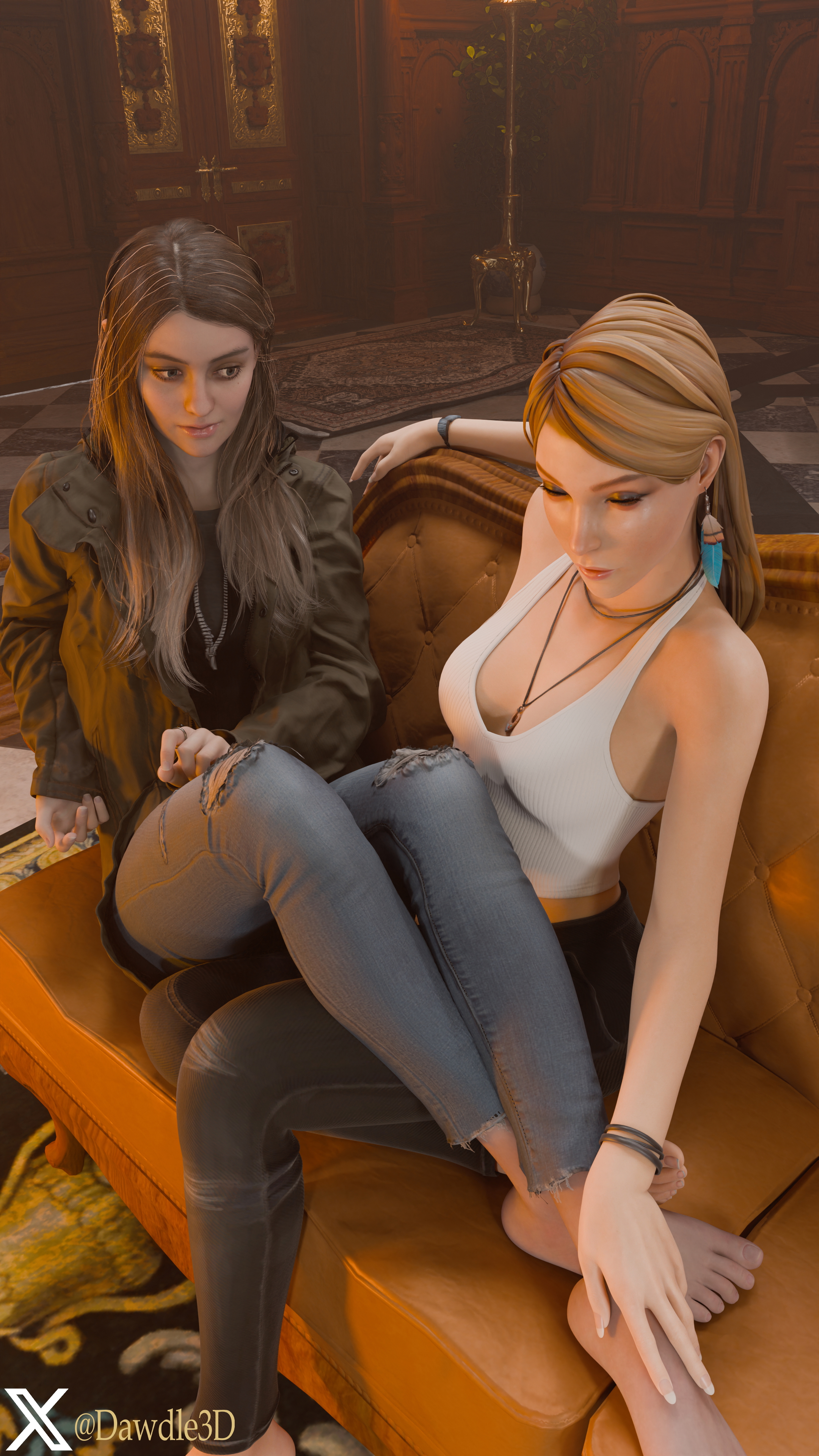 Rose and Rachel Hanging Out Resident Evil Resident Evil 8: Village Life Is Strange Rosemary Winters Rachel Amber 3d Porn Feet Nude 13