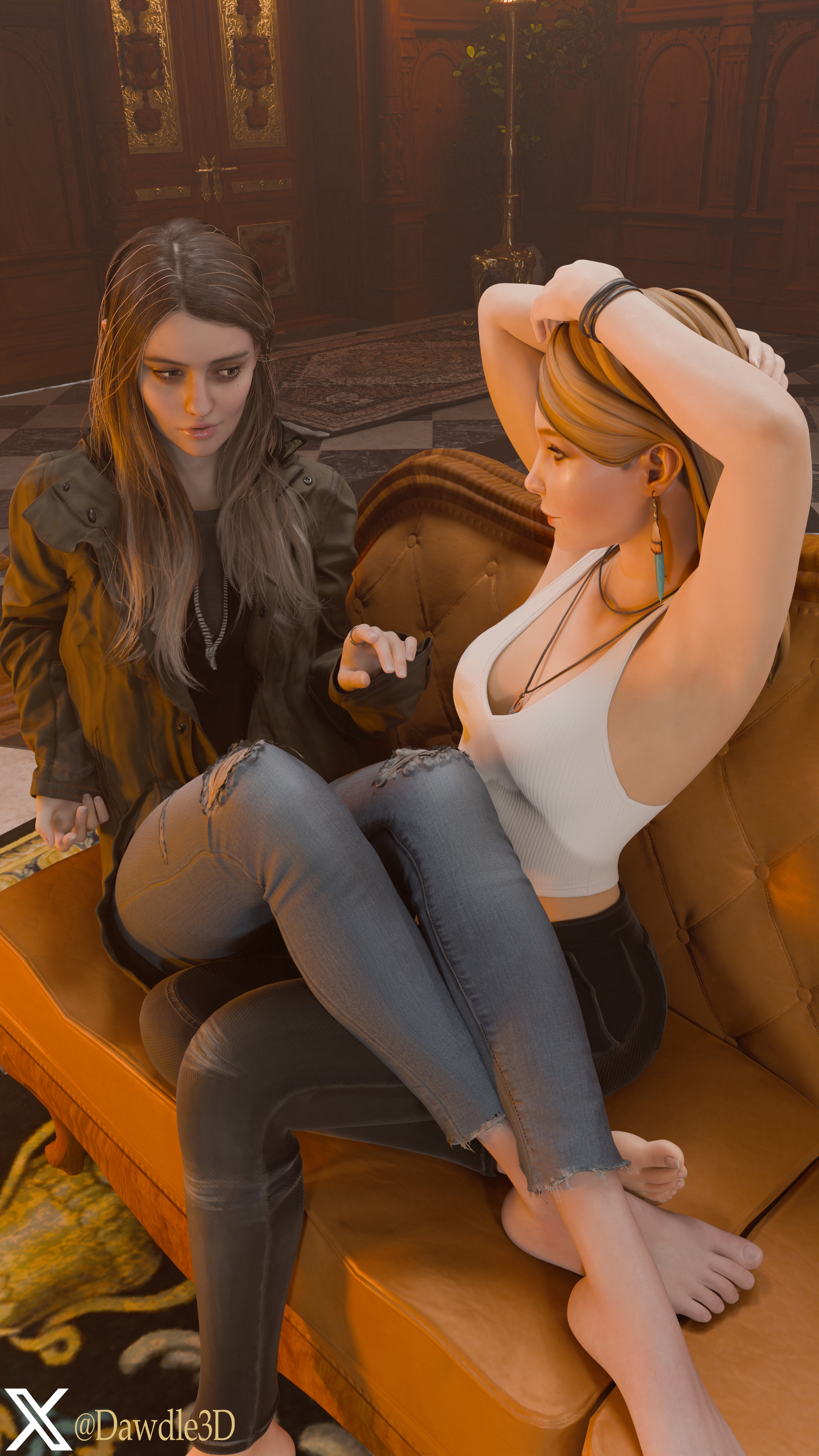 Rose and Rachel Hanging Out Resident Evil Resident Evil 8: Village Life Is Strange Rosemary Winters Rachel Amber 3d Porn Feet Nude 14