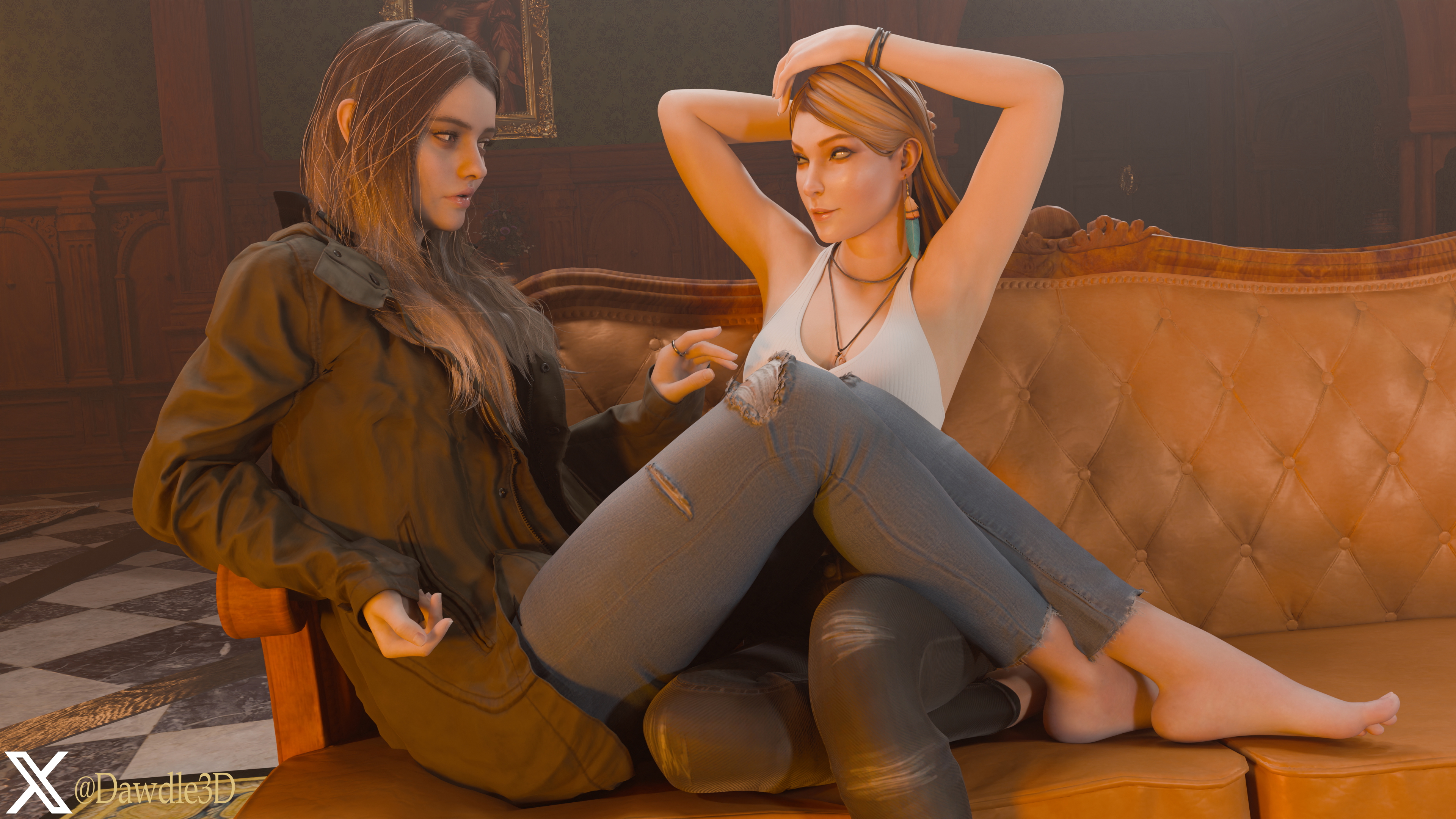 Rose and Rachel Hanging Out Resident Evil Resident Evil 8: Village Life Is Strange Rosemary Winters Rachel Amber 3d Porn Feet Nude 20