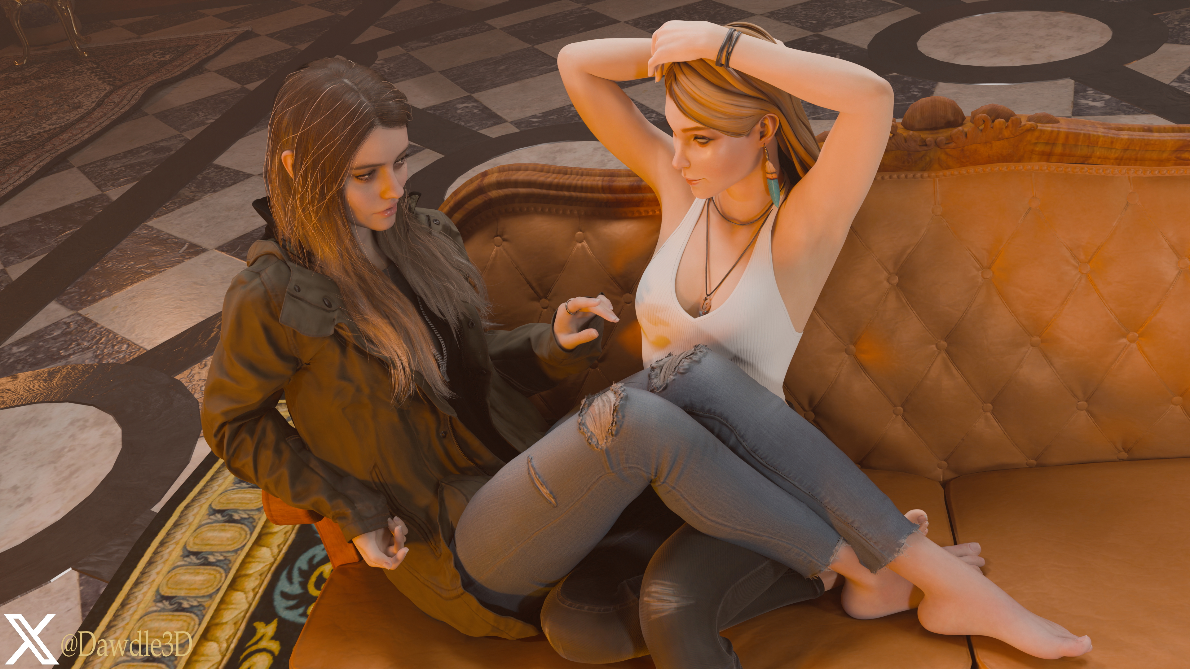 Rose and Rachel Hanging Out Resident Evil Resident Evil 8: Village Life Is Strange Rosemary Winters Rachel Amber 3d Porn Feet Nude 26