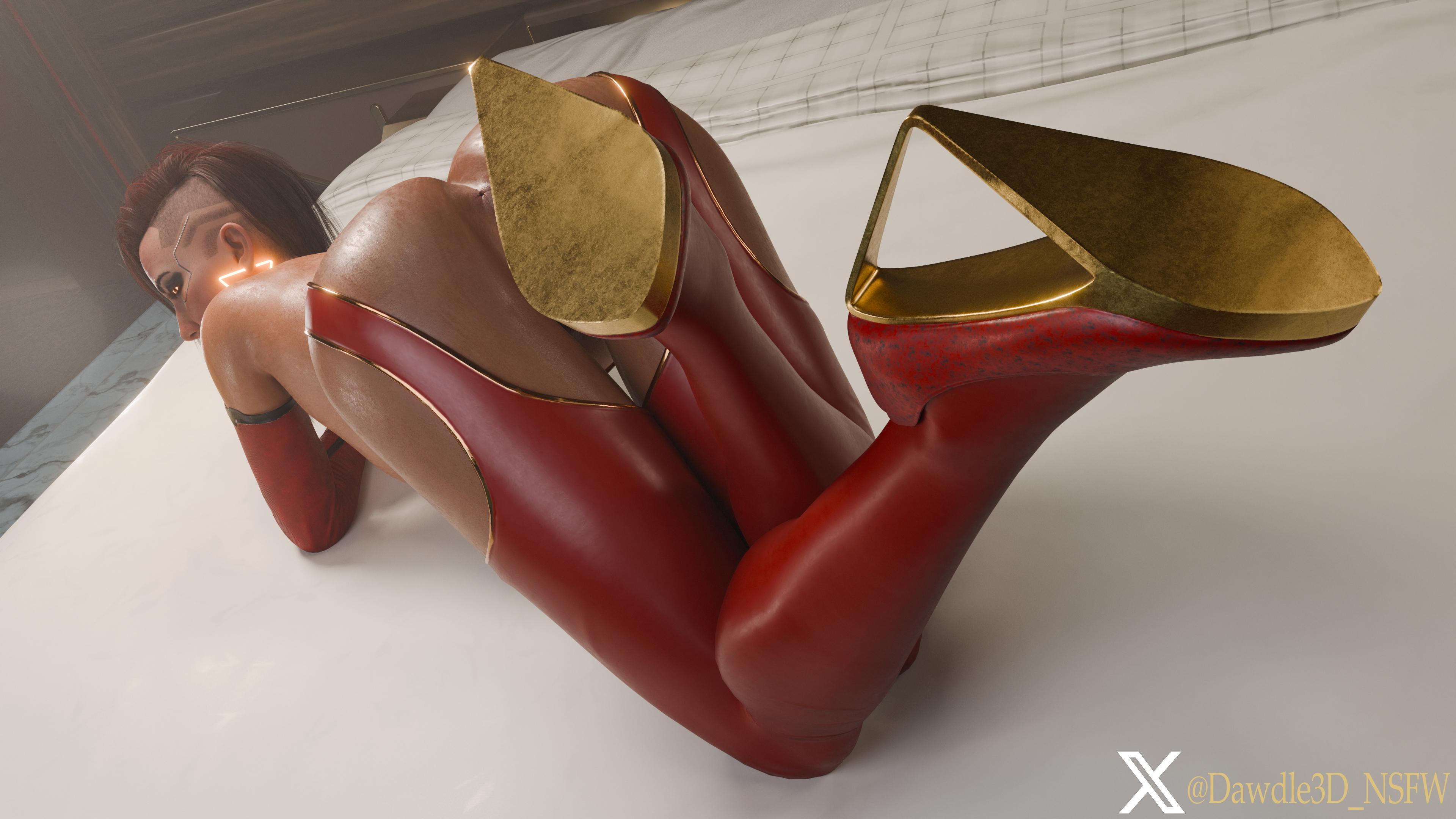 V Inviting Cyberpunk2077 V Cyberpunk 3d Porn Latex Nude 8