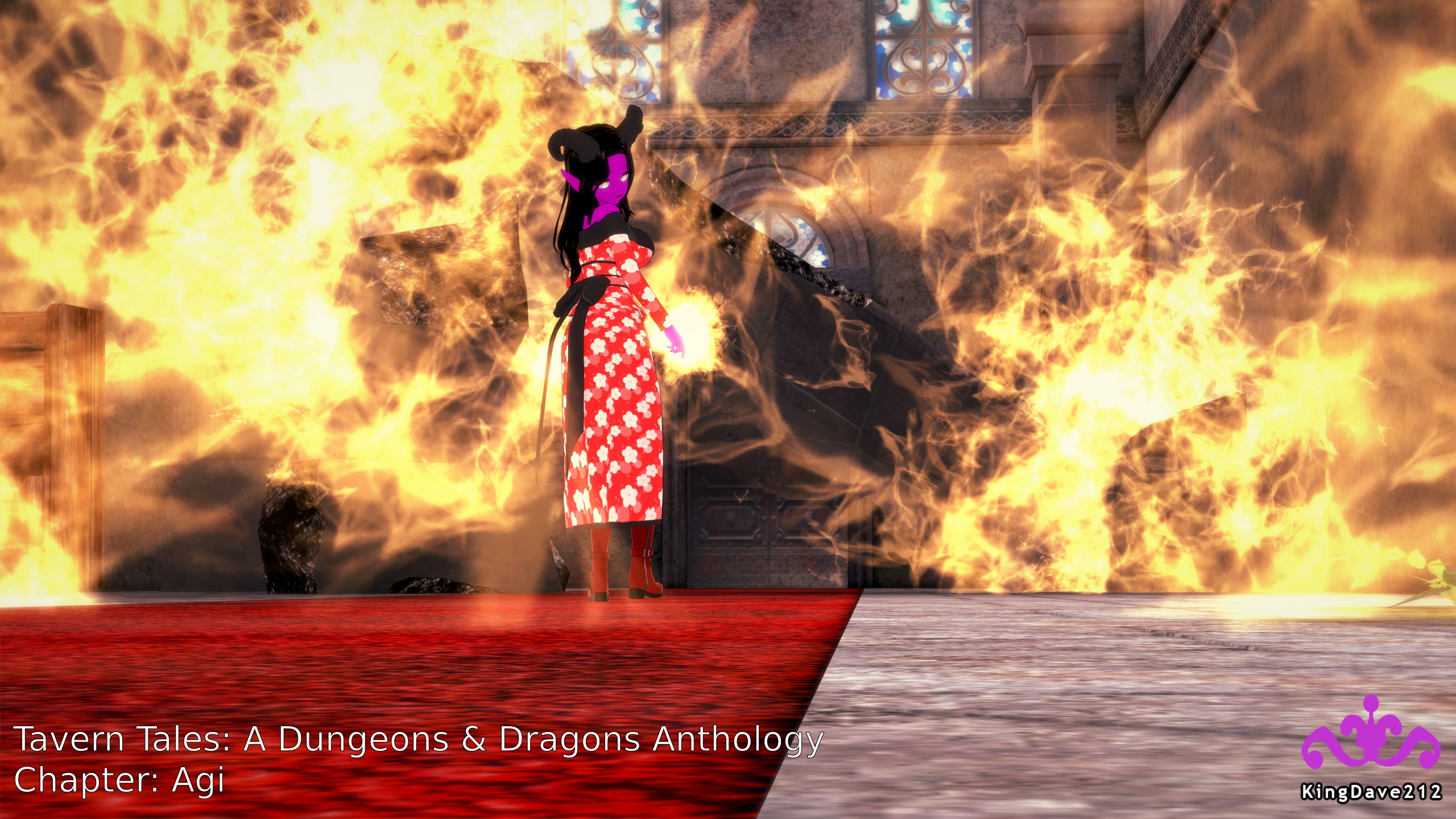 Agi - Burning Heart  Dungeons And Dragons Tiefling