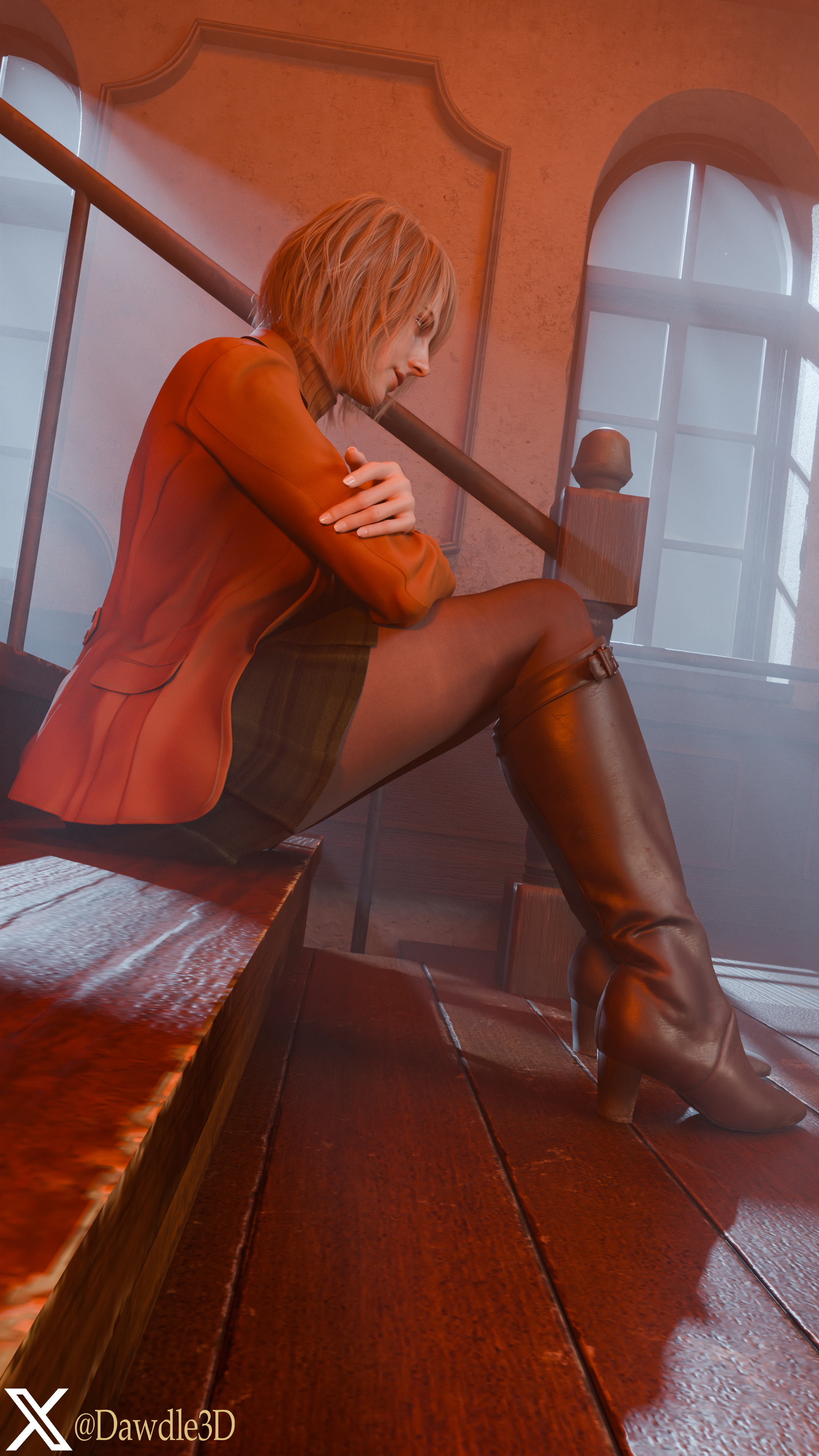 Ashley by the Night Light Resident Evil Resident Evil 4 Remake Ashley Graham 3d Porn Stockings Fishnet Stockings Feet Nude 11