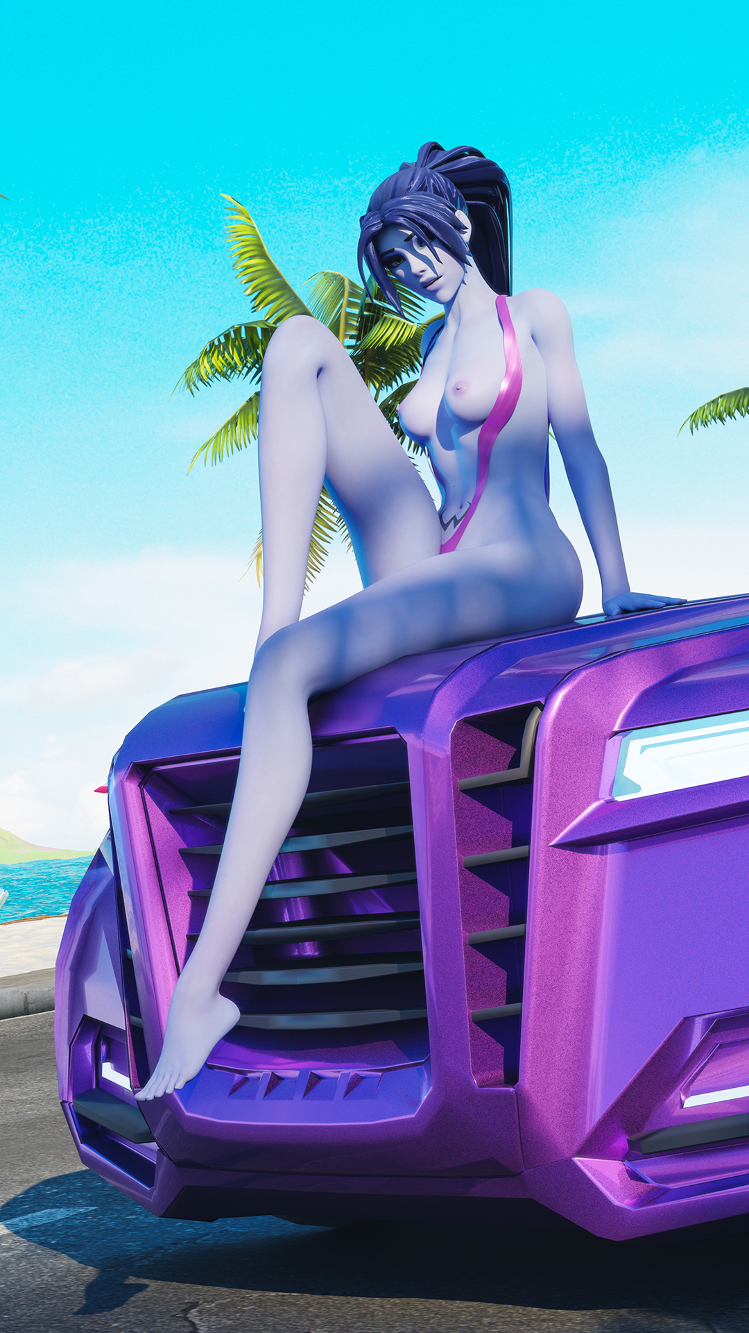 Overwatch Girls Beach Series Overwatch Ashe (overwatch) Ana (Overwatch) Mercy Widowmaker Dva (overwatch) Sombra (overwatch)  5