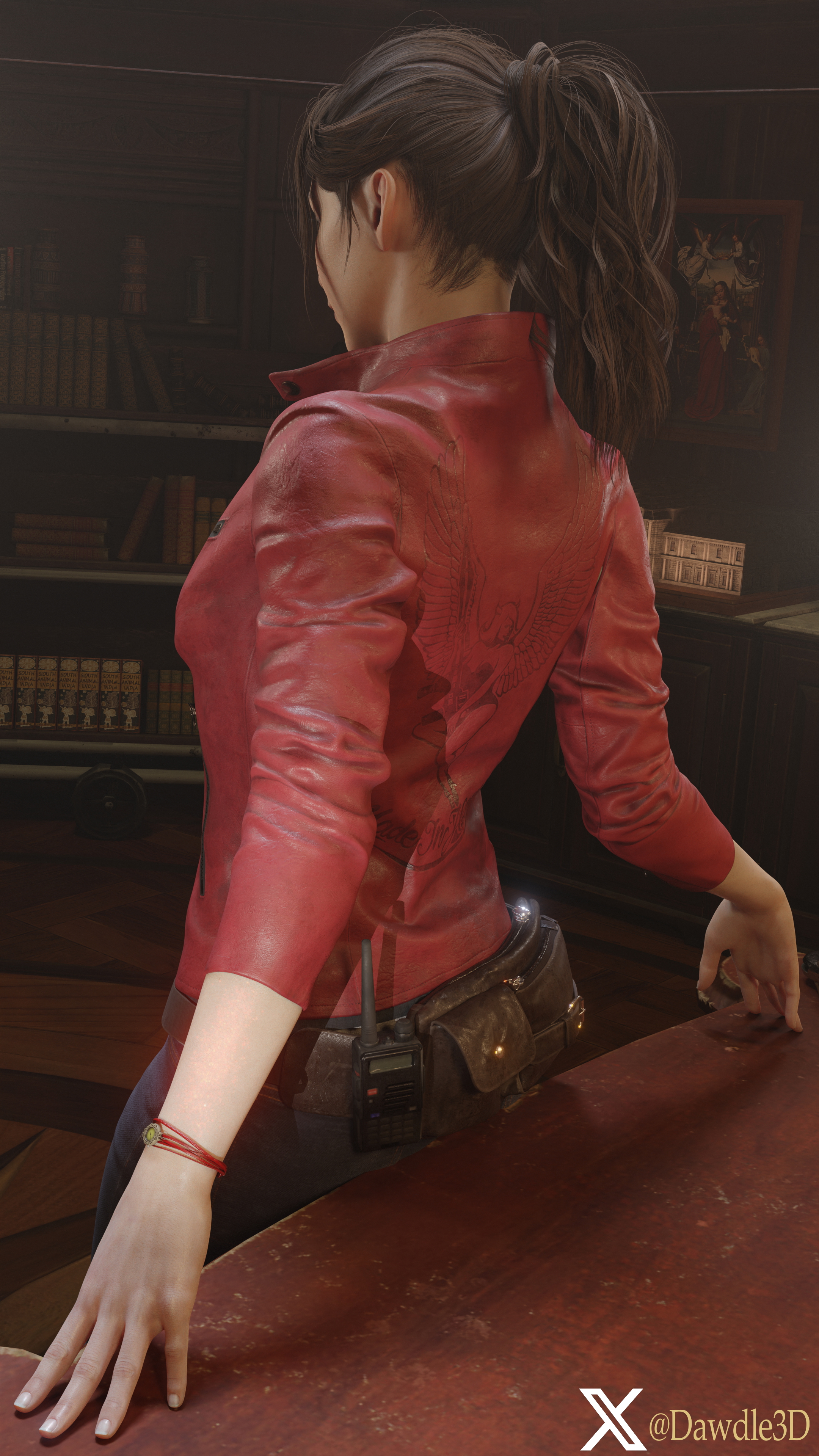Claire in the Secret Room Resident Evil Resident Evil 2 Remake Claire Redfield 3d Porn Bikini Nude 10