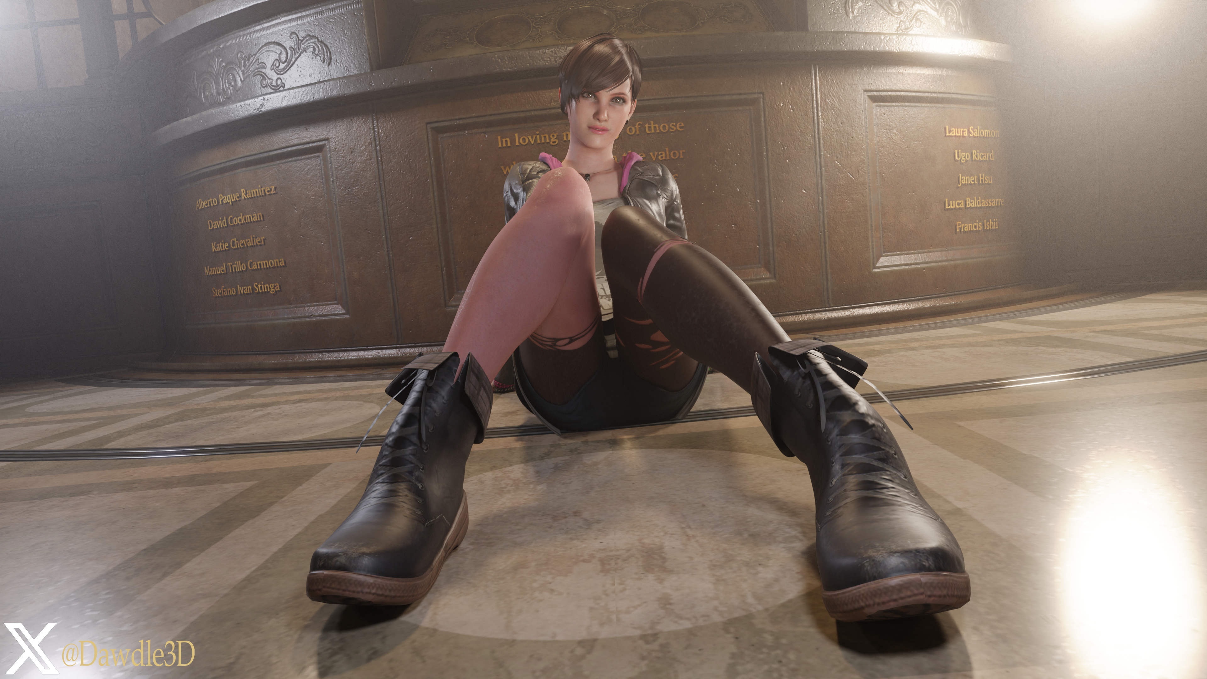 Moira Burton Resident Evil Moira Burton 3d Porn Feet Nude 2