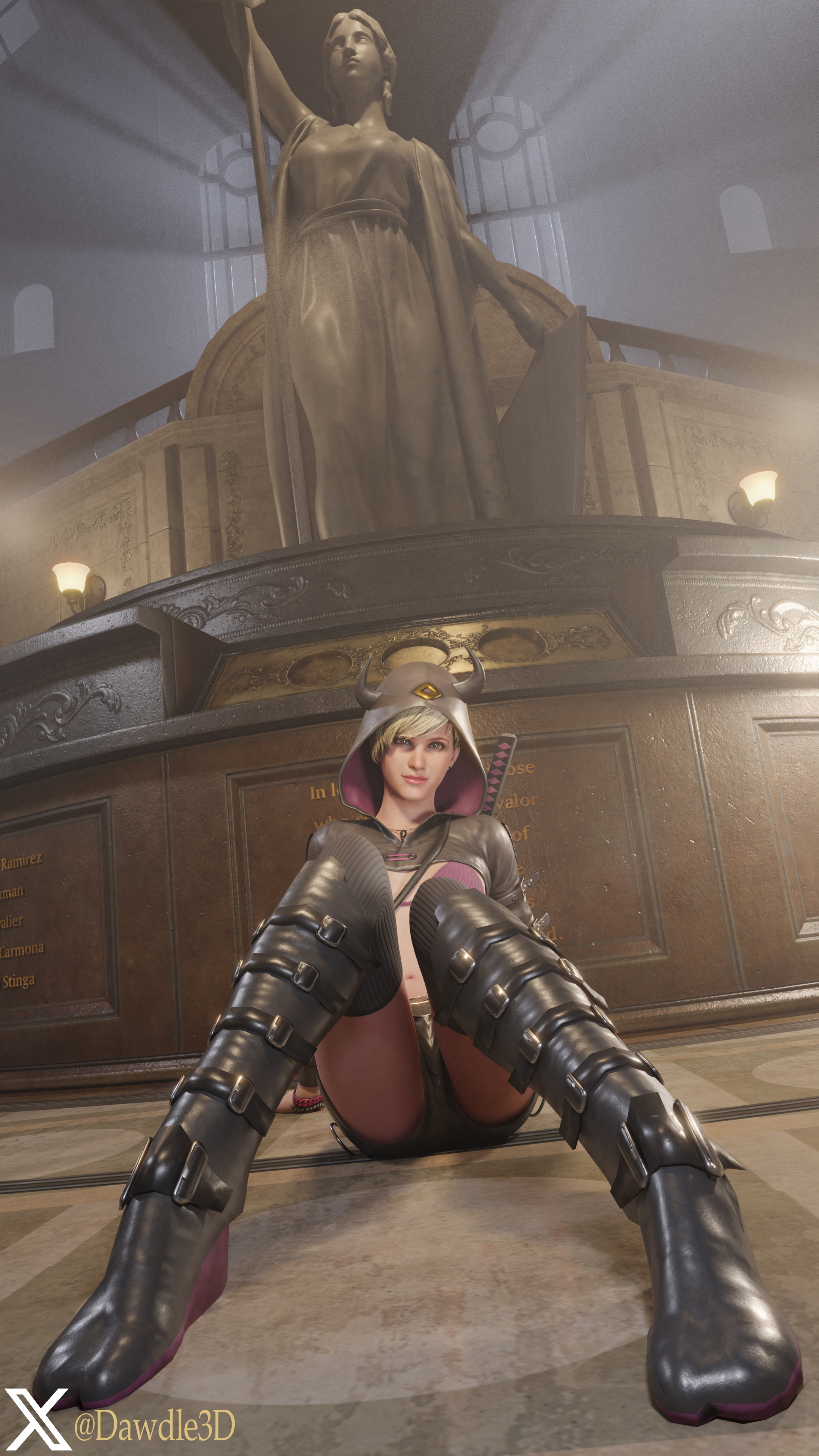 Moira Burton Alt Skin Resident Evil Moira Burton 3d Porn Nude 5