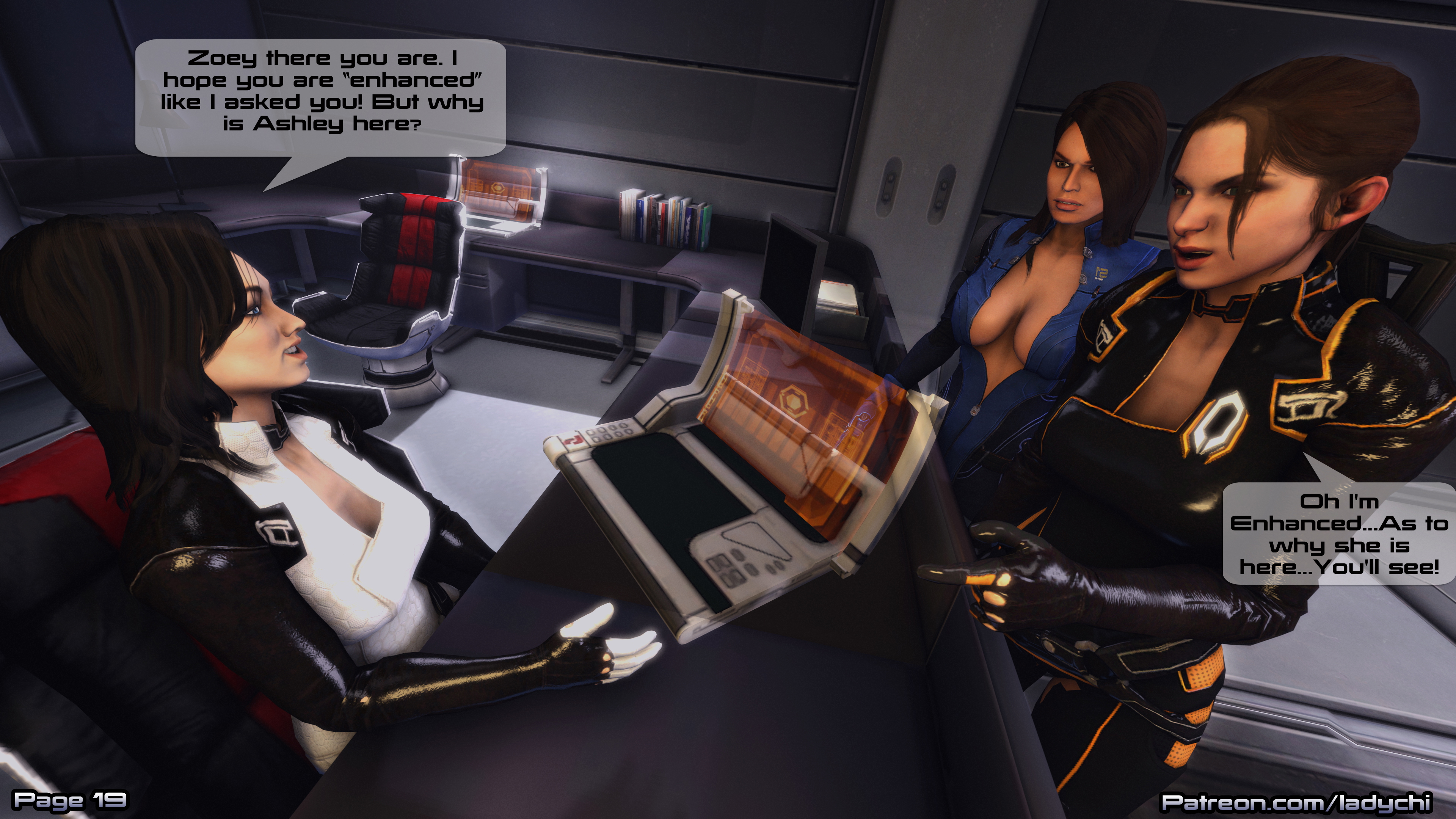 Miranda s new assistant part 2 Pages 18 -19   Mass Effect Miranda Lawson Left 4 Dead Cum Sfm Boobs Pussy Videogame 3