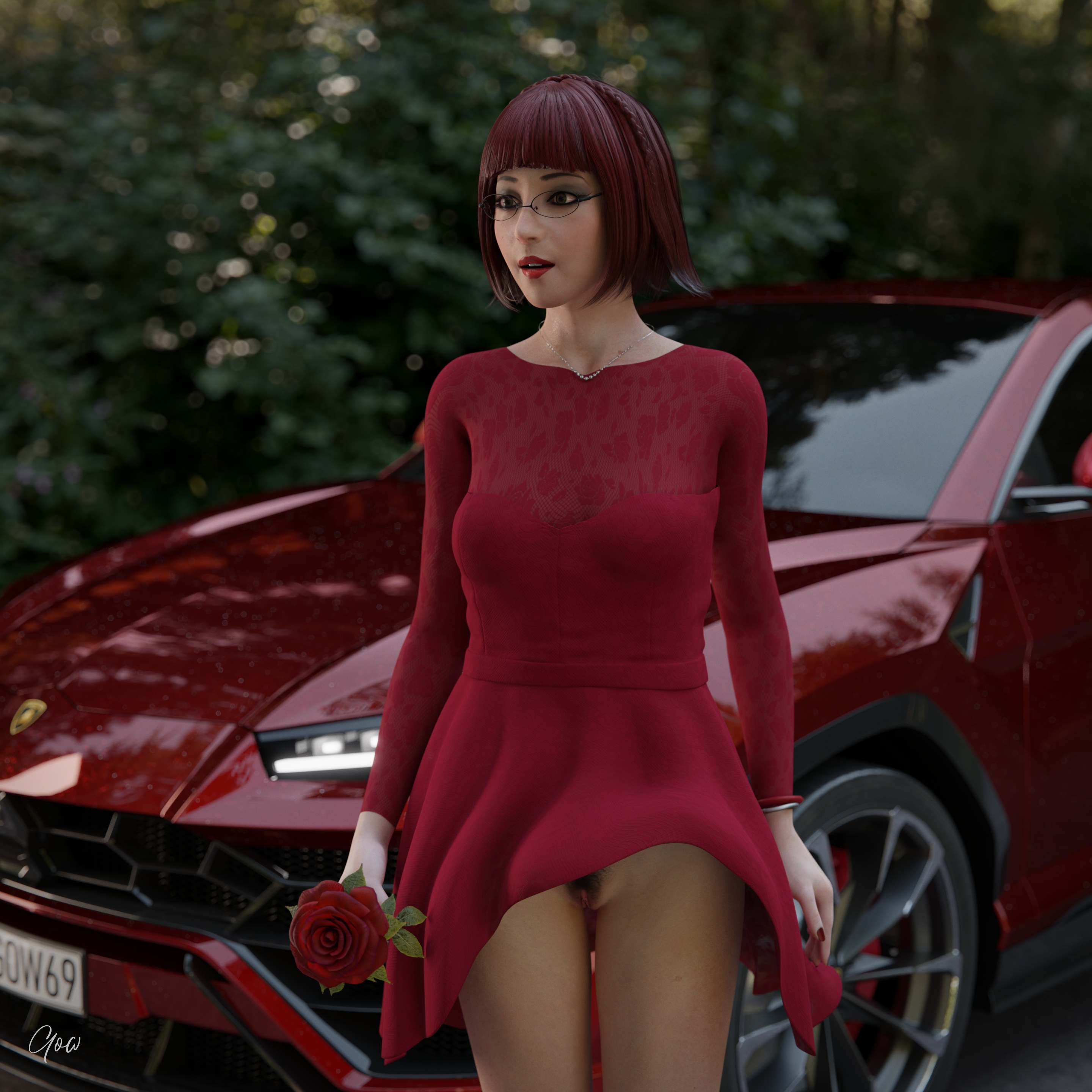 Tiffany - Troubles with wind  Part 1 White 3d Porn Photorealistic Tease Cosplay Partially_clothed Clothed Wet Pussy Pussy Hairy Pussy No Panties Milf Red Hair Dress Party Dress Original Character Story Sexy Upskirt Outdoor Woods Natural Boobs Natural Tits Legs Spread Legs Car Photoshoot