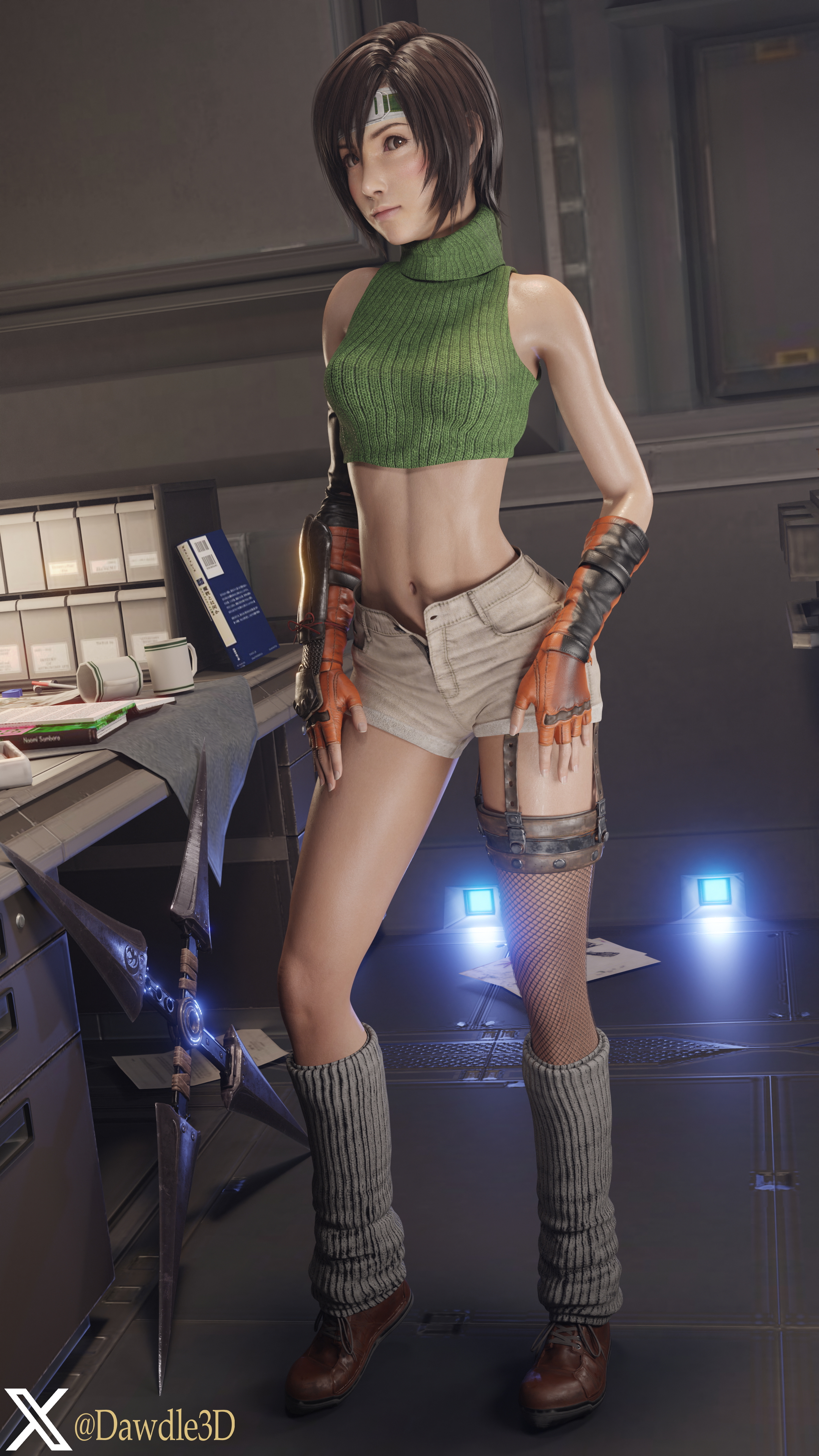 Yuffie Kisaragi (Remake) Final Fantasy Final Fantasy 7 Remake Yuffie Kisaragi 3d Porn Nude 3