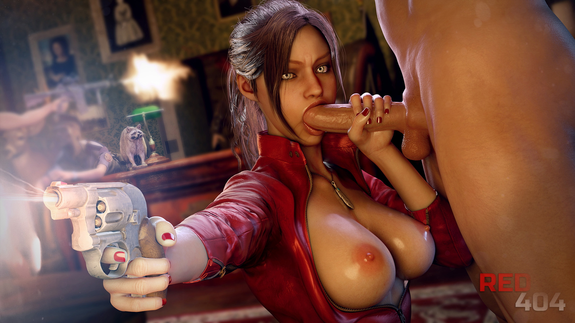 Claire and Jill RPD 4K Resident Evil 2 Resident Evil 3 Remake Resident Evil 2 Remake Resident Evil Jill Valentine Claire Redfield 3d Girl 3d Porn Gunplay Blowjob Sucking Sucking Cock