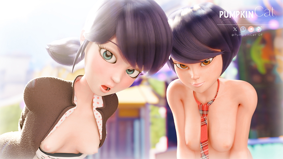 Which one do you prefer Adrien Marinette (miraculousladybug) Disney Kagami Miraculous Public Breasts Big Breasts
