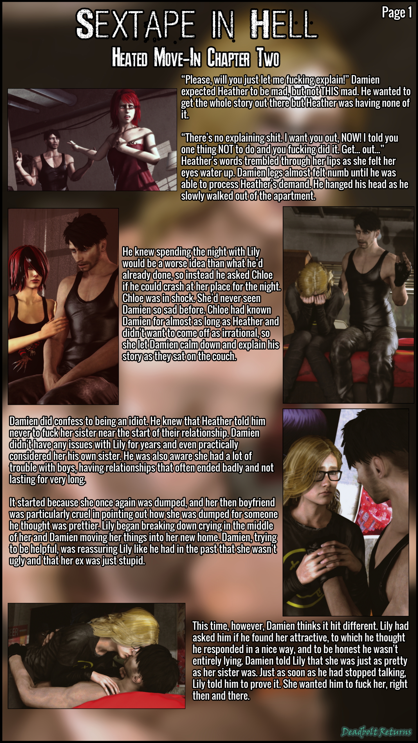 Heated Move-In Chapter Two (Sextape in Hell) Heather Morrison Chloe Glidewell Damien Hale Sextape In Hell Sfm Source Filmmaker 3d Porn 3dnsfw Handjob Blowjob Big Cock Small Boobs Story Doggy Style Missionary Cowgirl Cowgirl Position Missionary Position Doggy Style Position