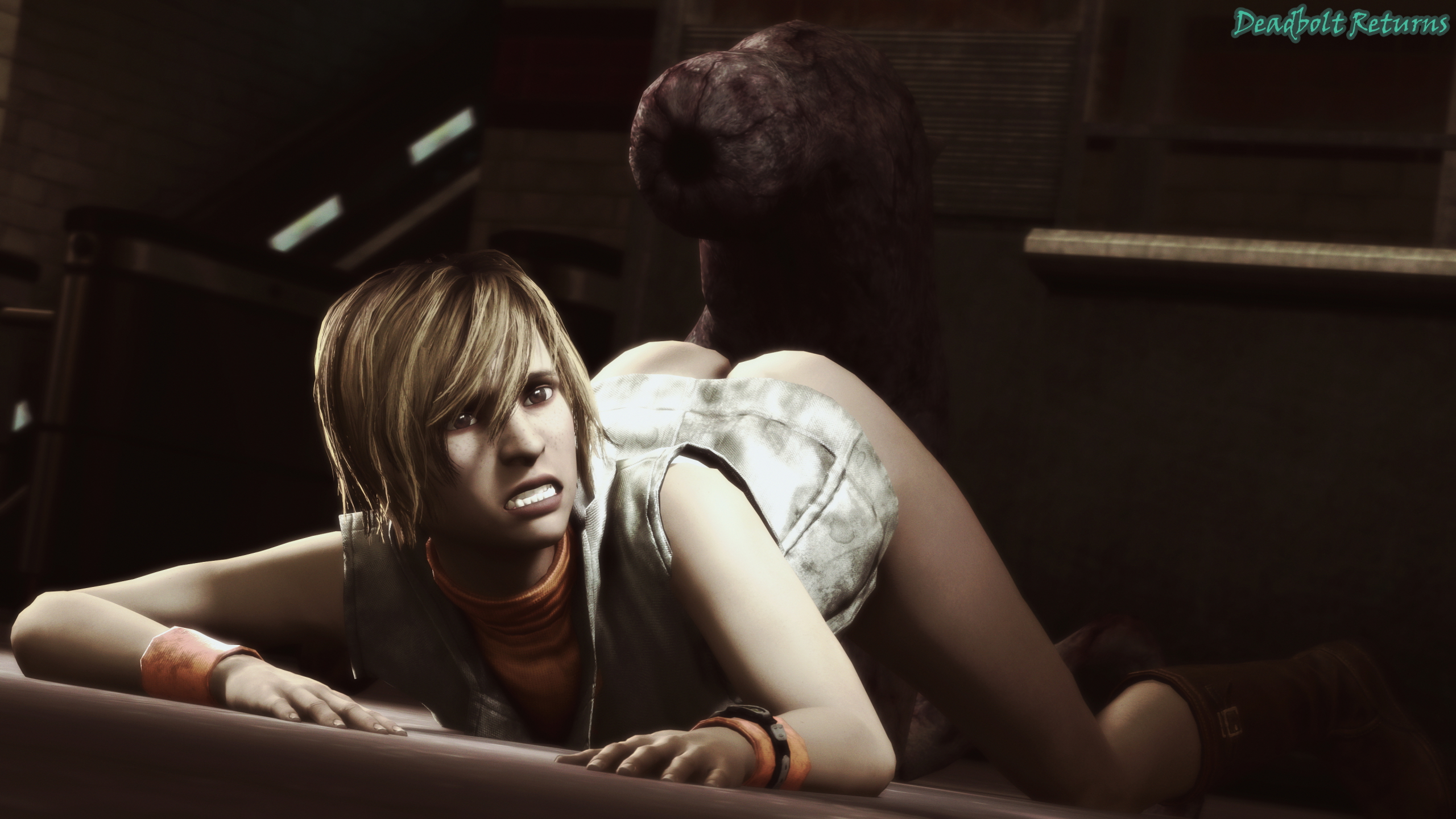 Heather Mason Attacked in Subway Heather Mason Silent Hill Silent Hill 3 Silent Hill Nurse Bubble Head Nurse Nurse Sfm Source Filmmaker 3d Porn 3dnsfw Monster Doggy Style Doggy Style Position Cum Inside 2