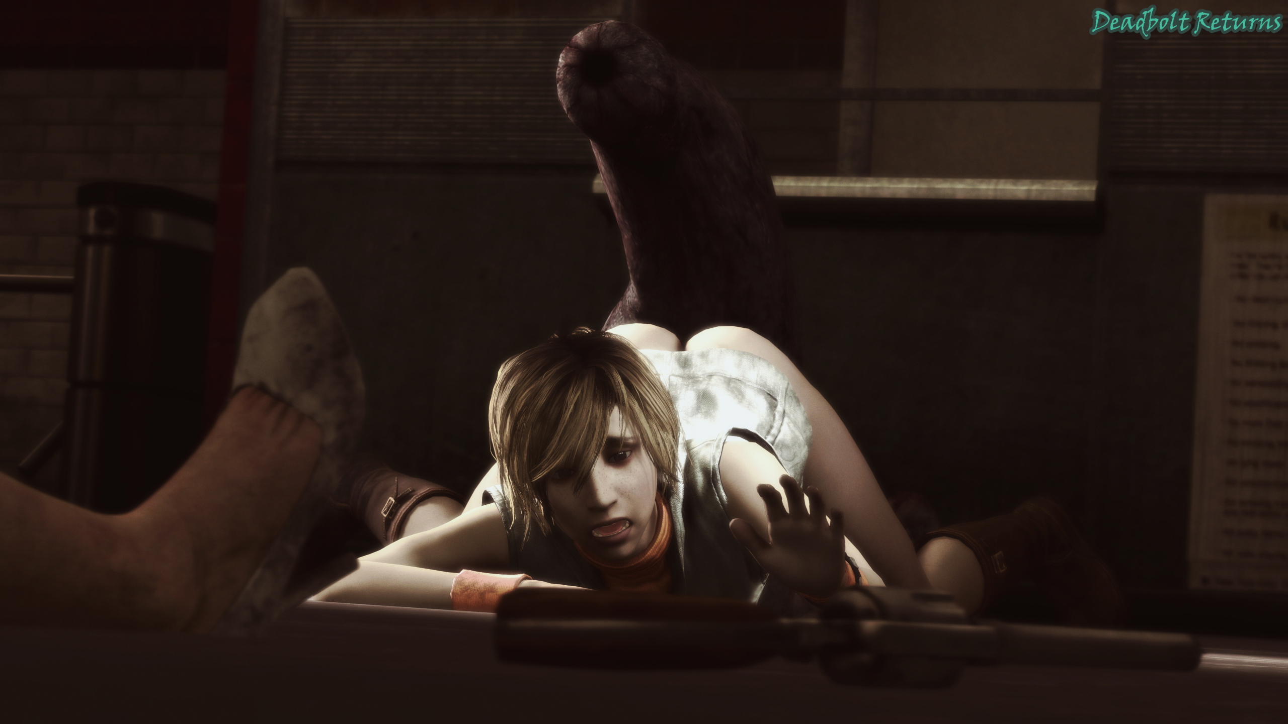 Heather Mason Attacked in Subway Heather Mason Silent Hill Silent Hill 3 Silent Hill Nurse Bubble Head Nurse Nurse Sfm Source Filmmaker 3d Porn 3dnsfw Monster Doggy Style Doggy Style Position Cum Inside 3