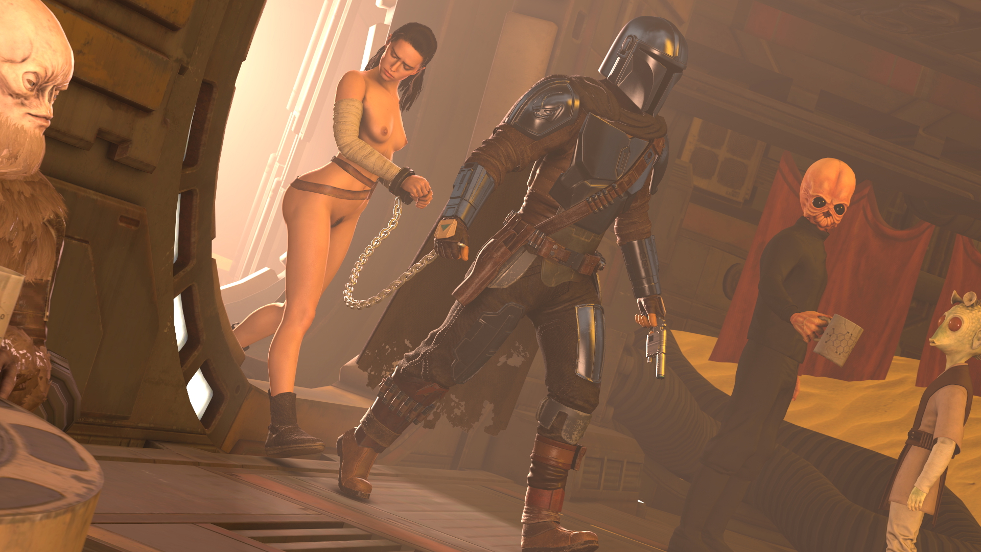 WALK OF SHAME Rey Mandalorian Star Wars Source Filmmaker