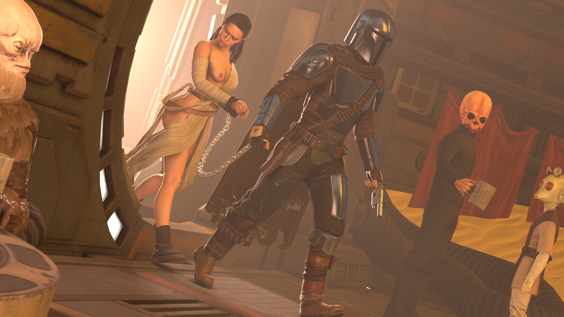 WALK OF SHAME Rey Mandalorian Star Wars Source Filmmaker 3