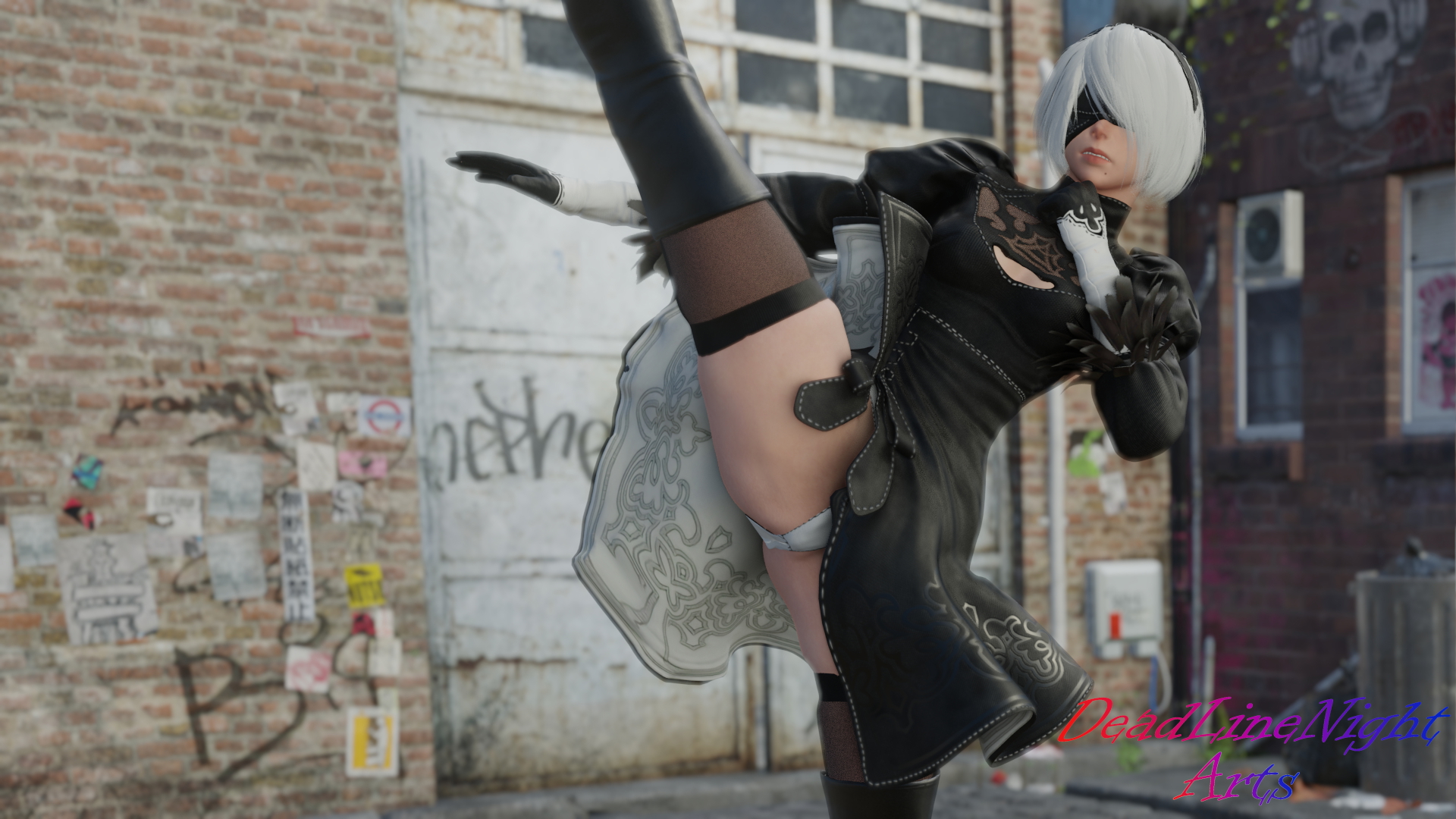 2B Leg up 2b Blender3d