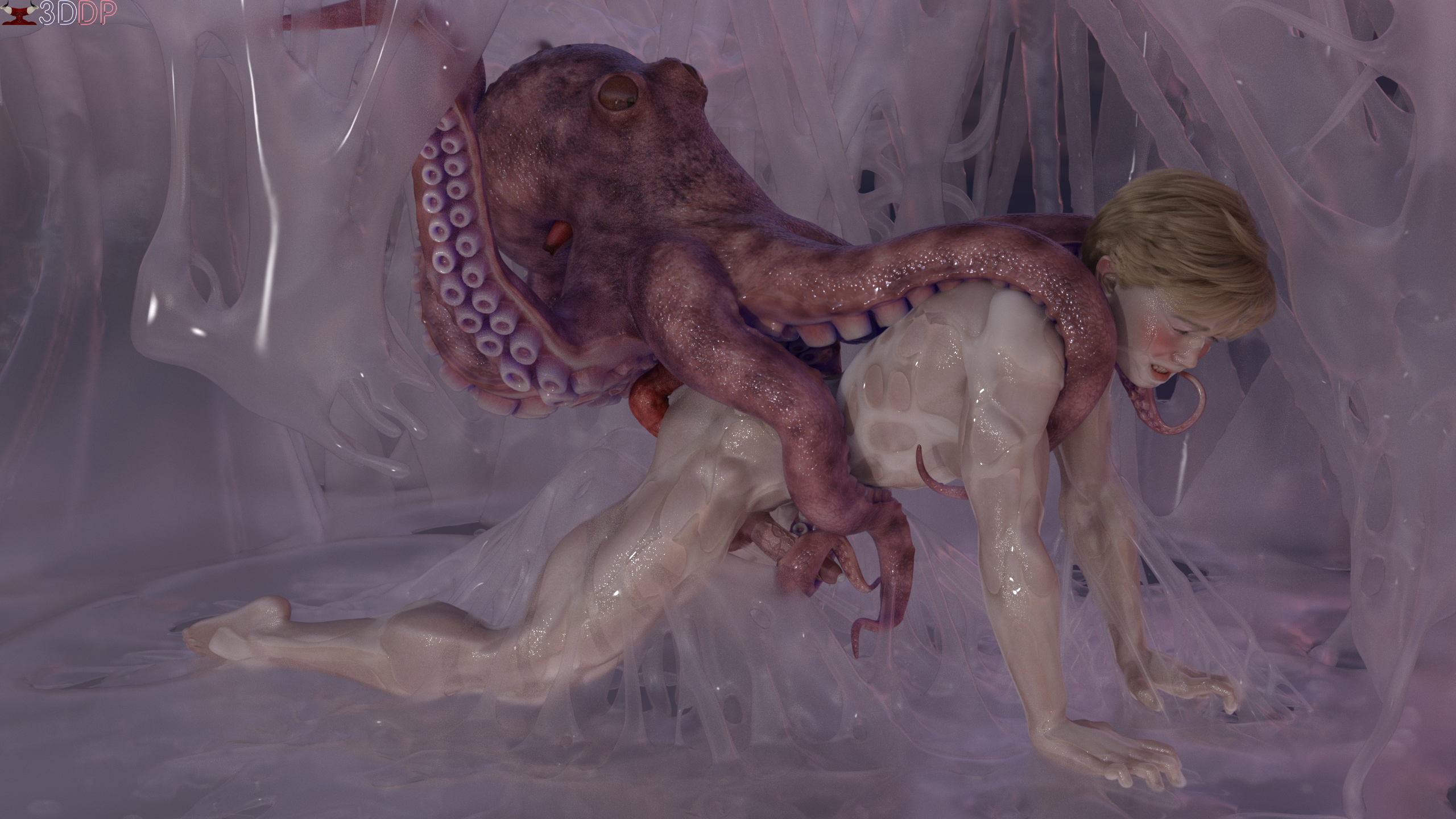 Master and Slime  Tentacle Monster Slime 2